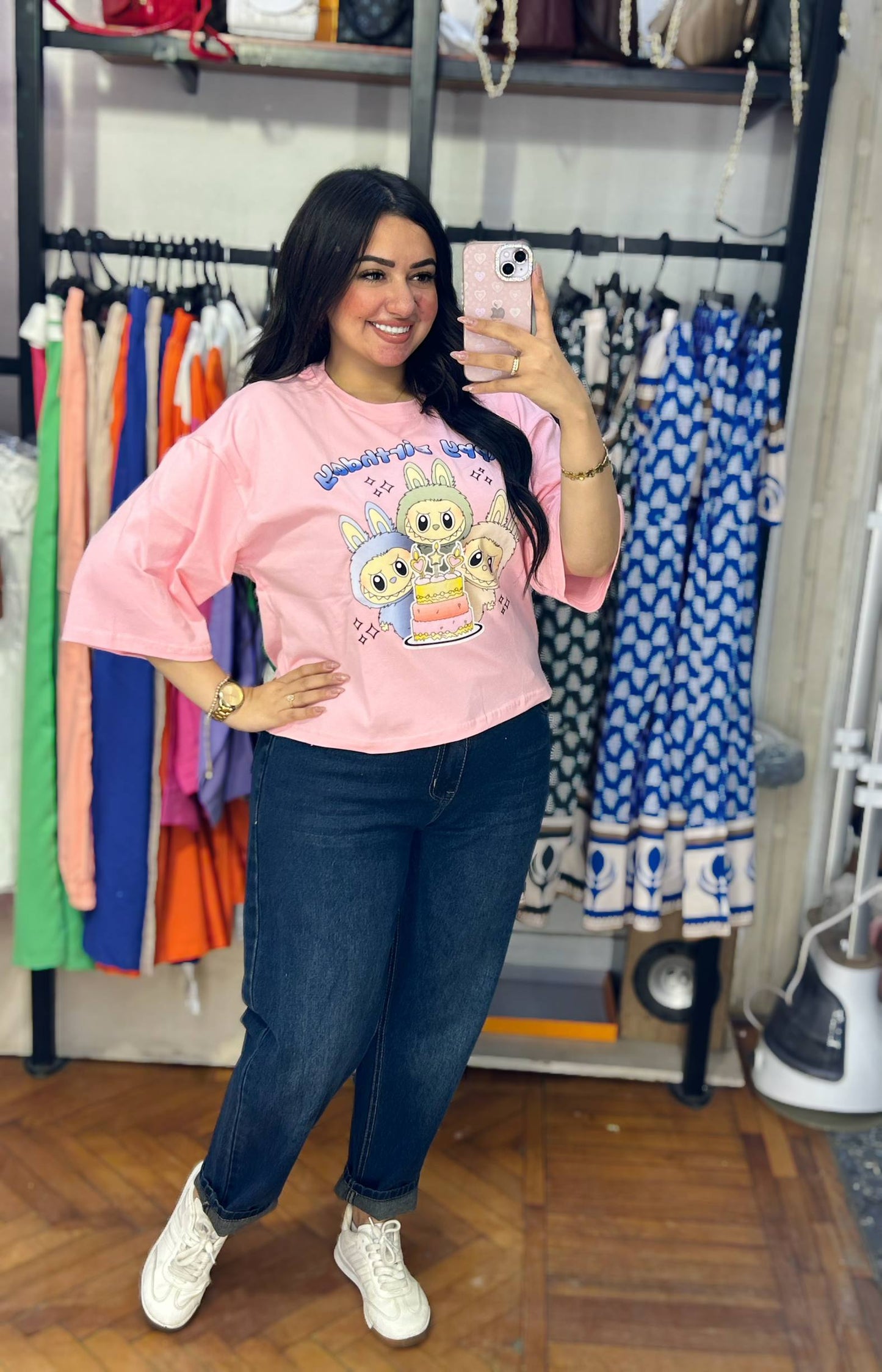Playful Lapopo Graphic T-Shirt