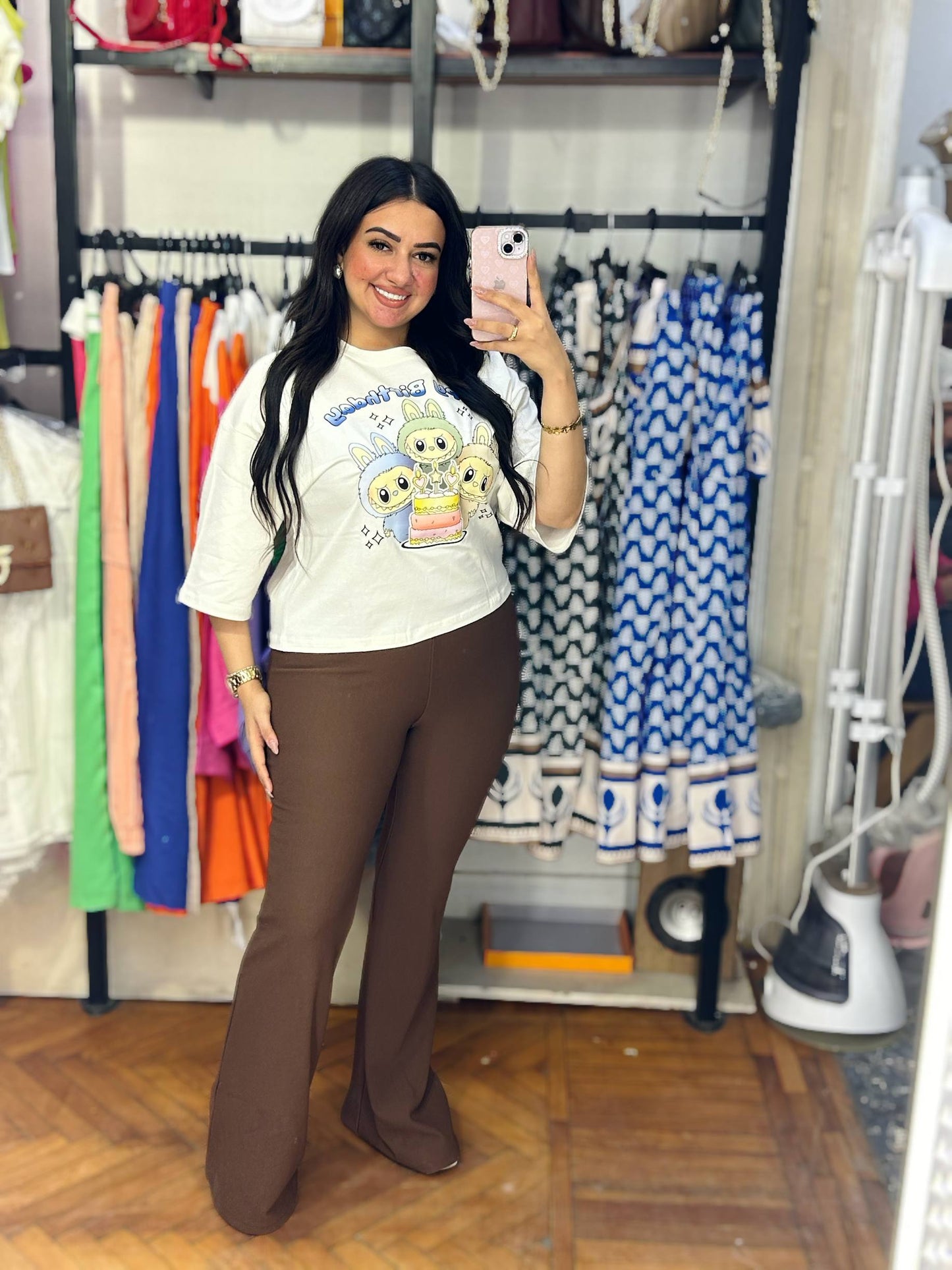 Playful Lapopo Graphic T-Shirt