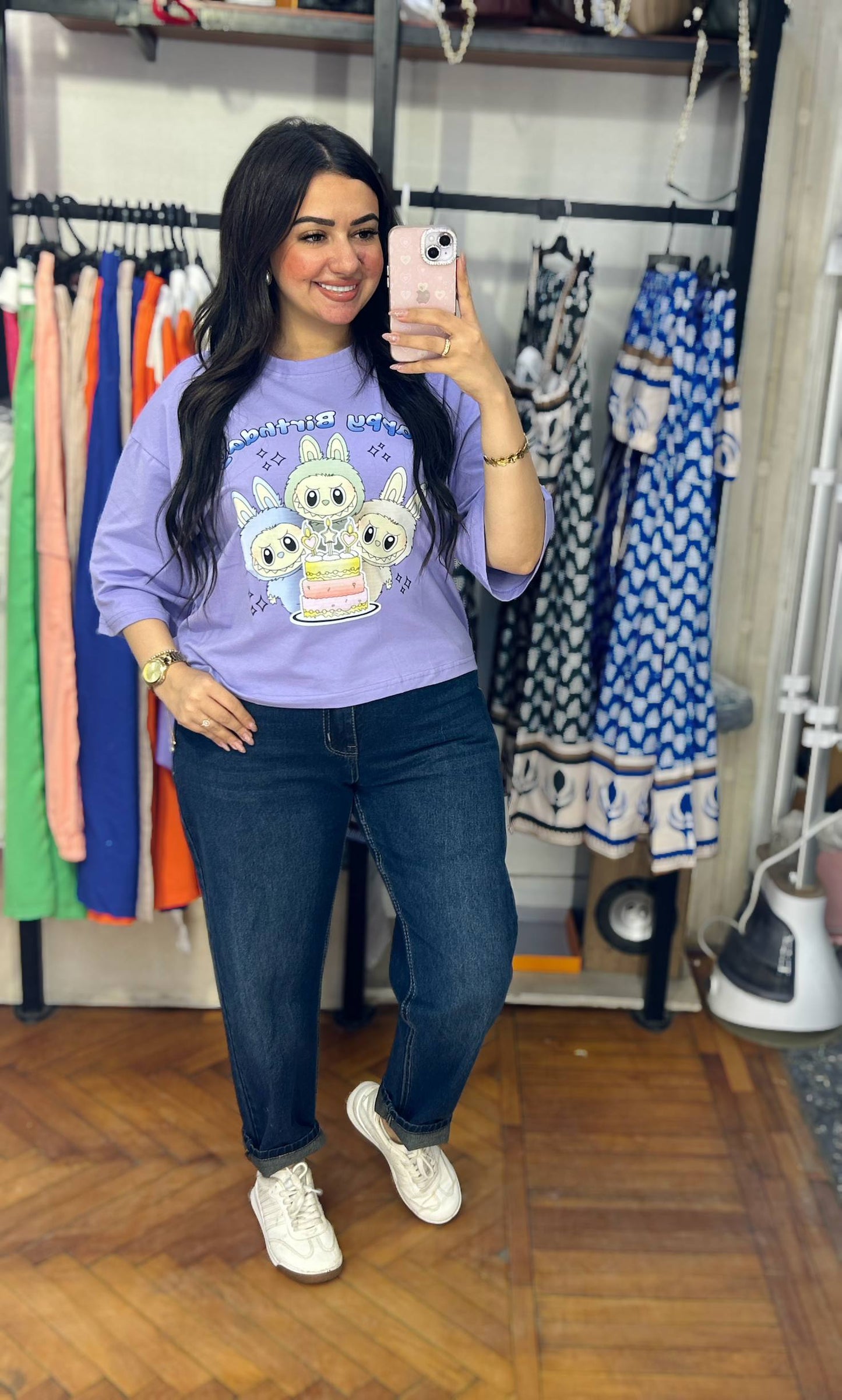 Playful Lapopo Graphic T-Shirt