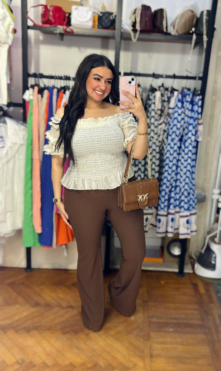 Smocked Ruffle Blouse