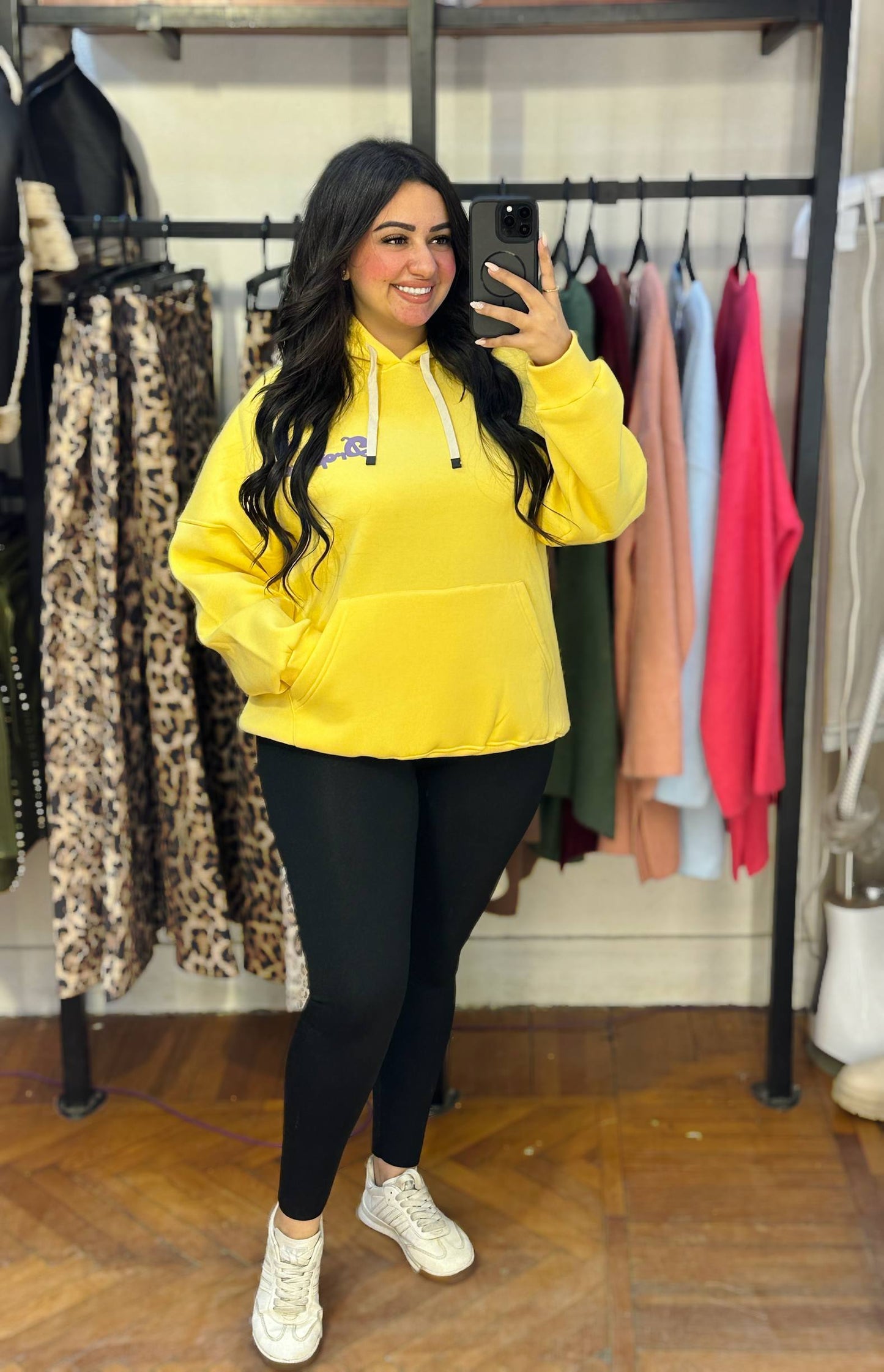 Fleece-Lined Milton Hoodie with Back Print