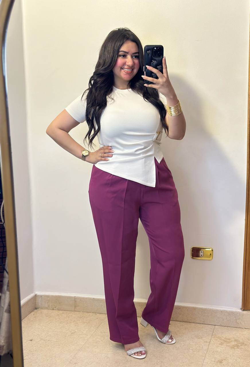 Classic Tailored Straight-Leg Summer Pants