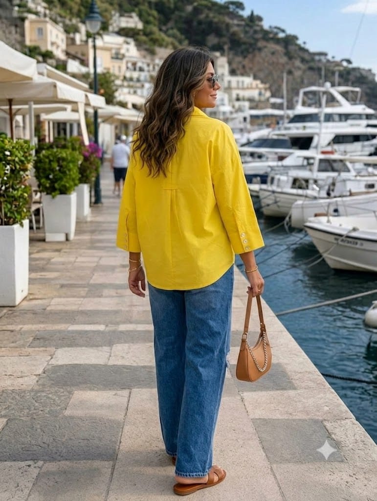 Relaxed Fit Button-Up Shirt