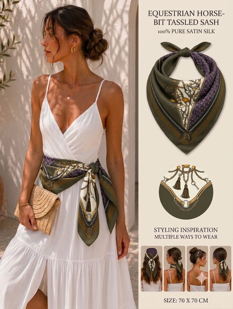 Satin Multi-Way Scarf
