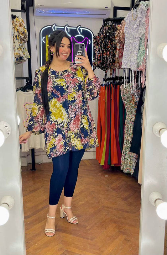 Oversized Chiffon Blouse – Effortless Elegance & Flowing Comfort