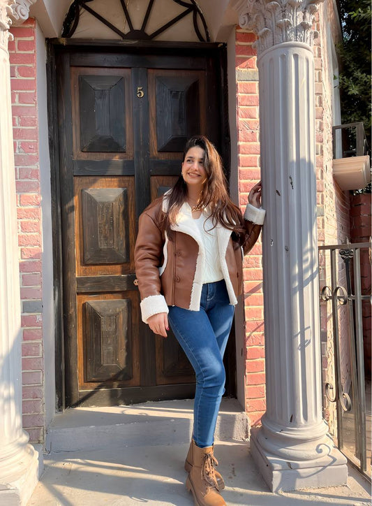 Leather Fur Jacket