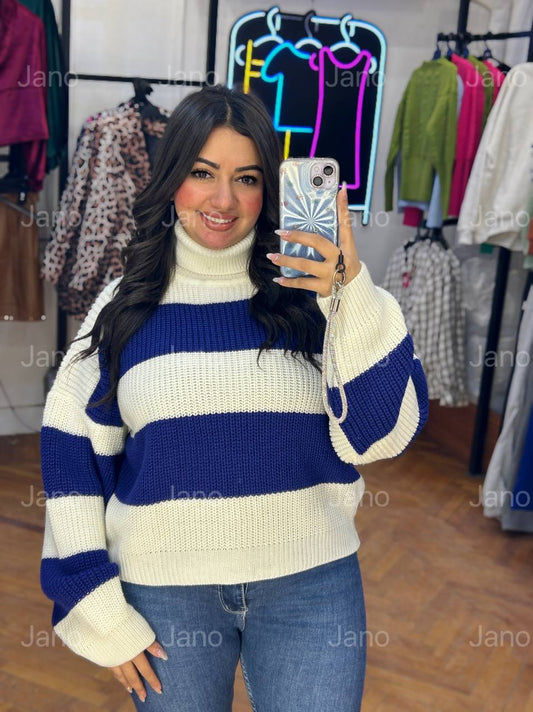 Blue Stripped Sweater