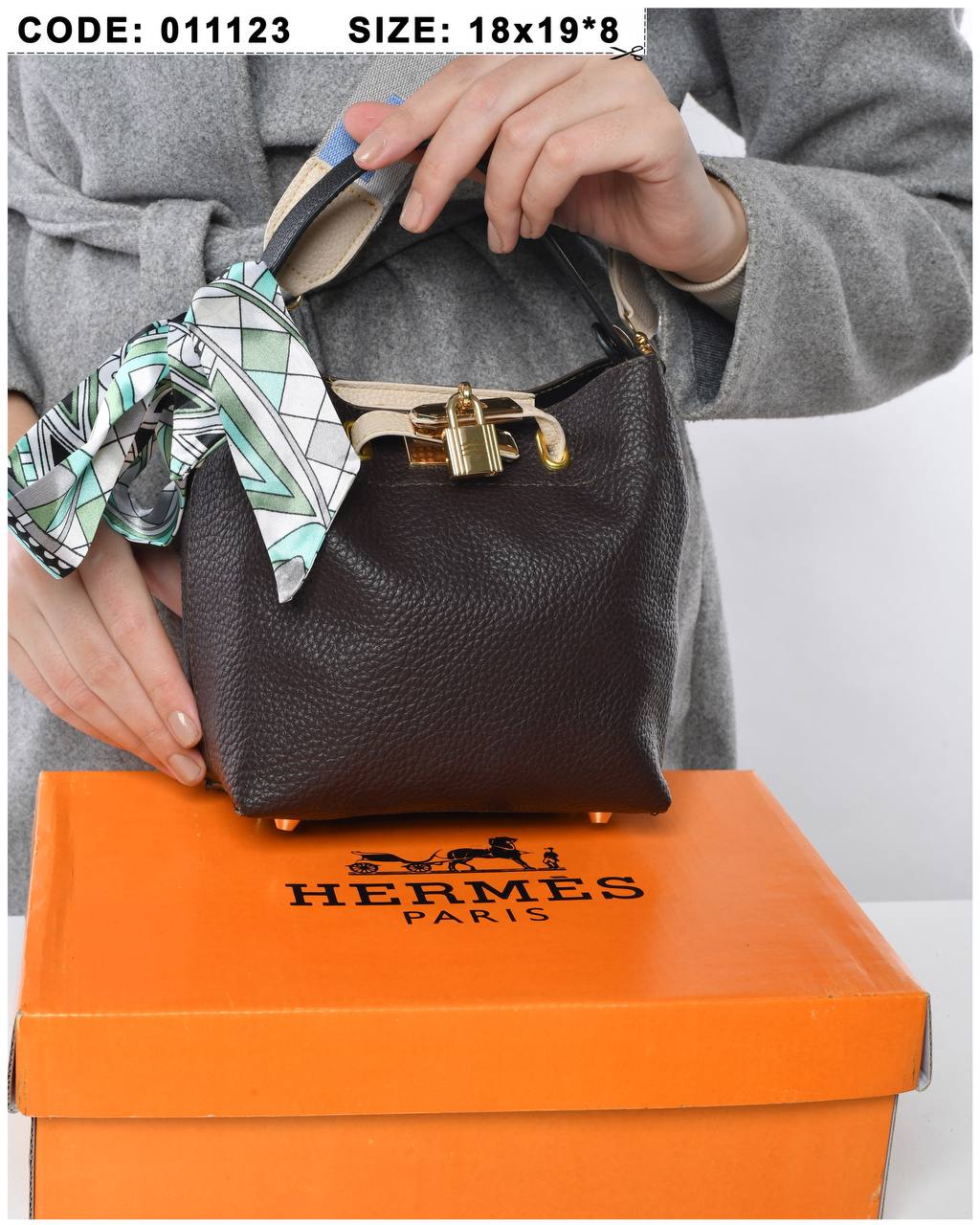 trendy high copy hermis  elegant 2 in 1 bag