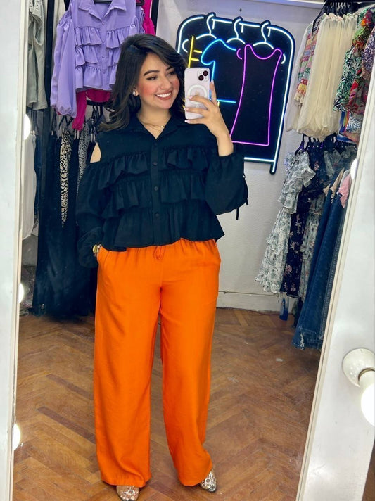 chic shoulder blouse