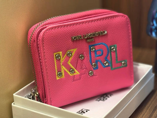 Karl Embroidery wallet ( Mirror )