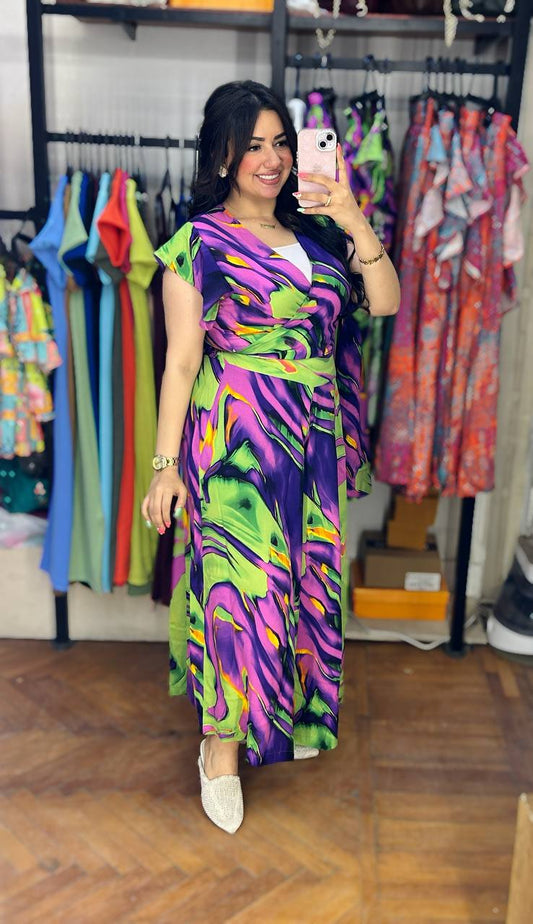 Bold & Bright Printed Two-Piece Set