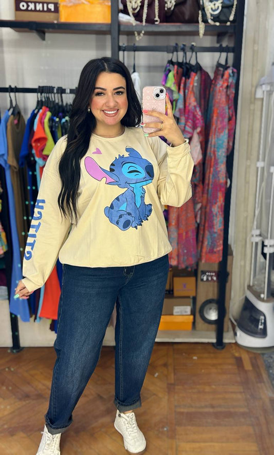 Stitch Draw Long Sleeve T-Shirt