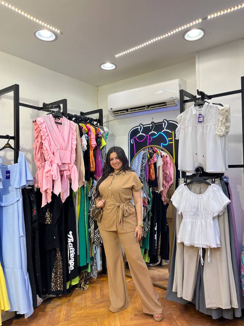 Belted Two-Piece Set – Effortless Elegance