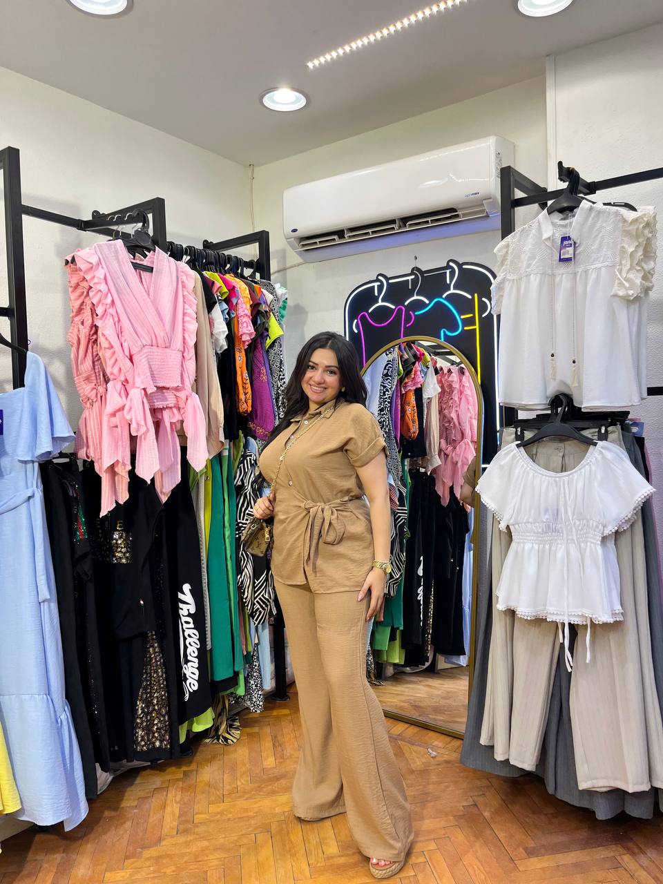 Belted Two-Piece Set – Effortless Elegance