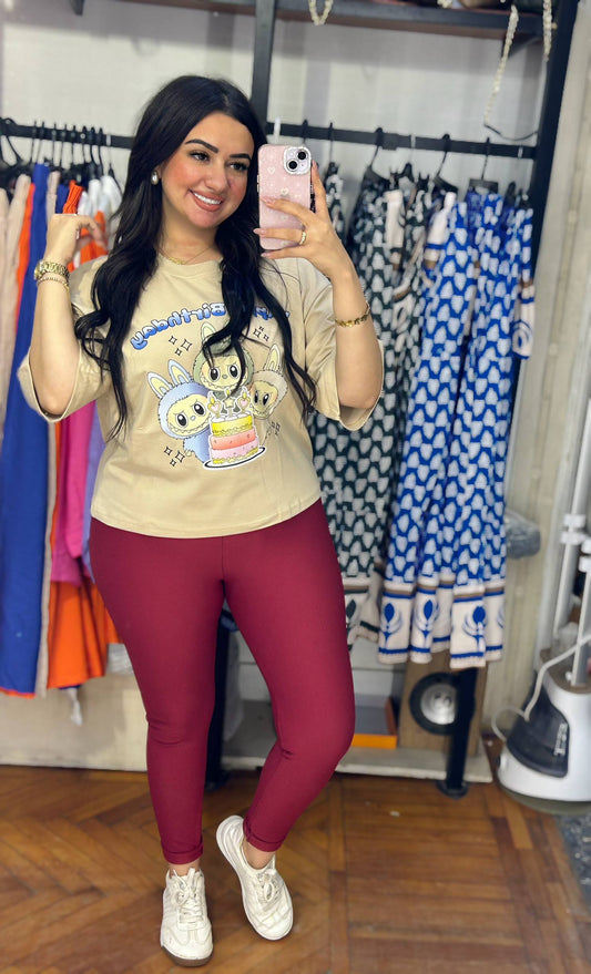 Playful Lapopo Graphic T-Shirt