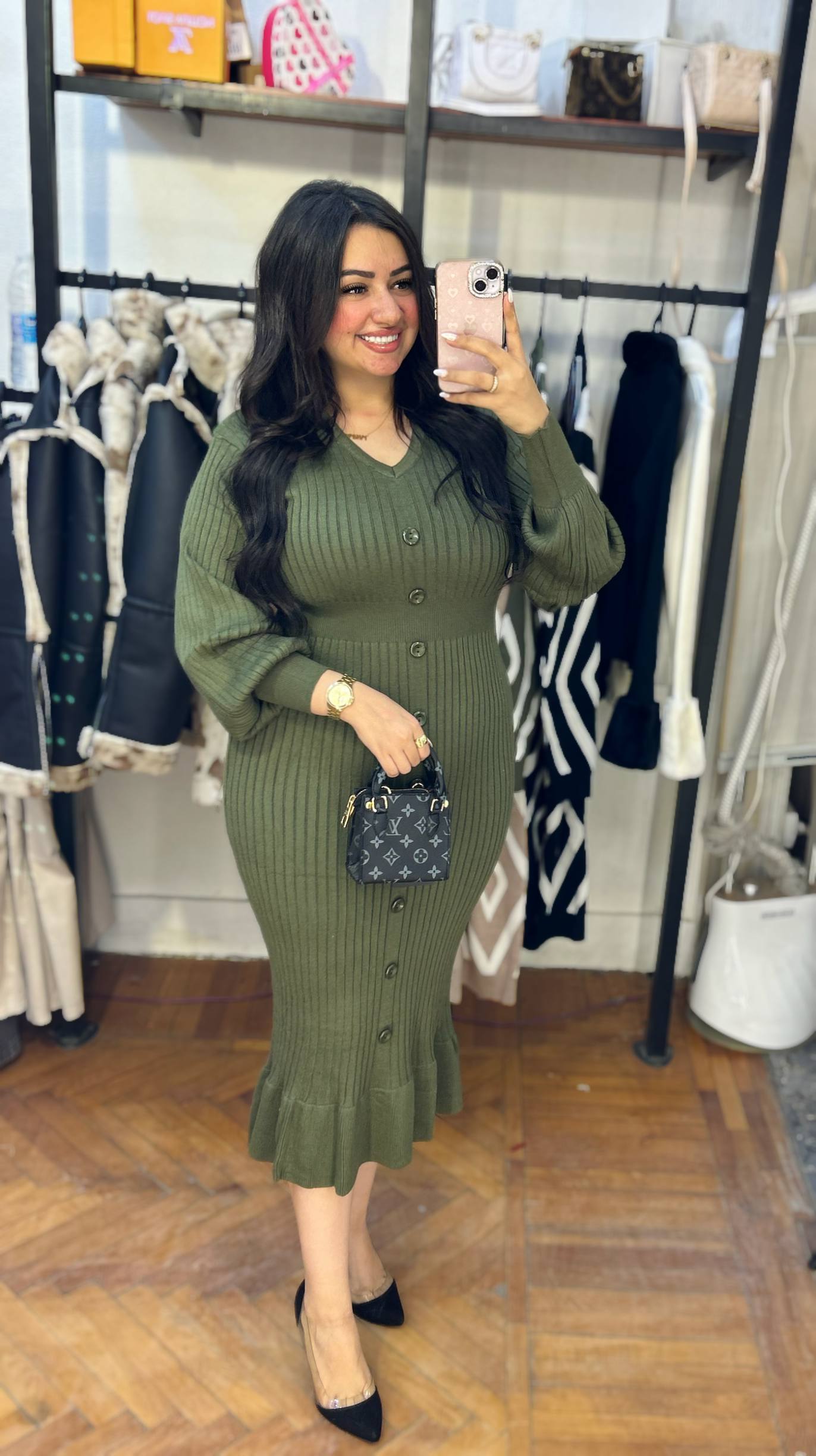 Knitted Midi Dress – Everyday Cozy Style