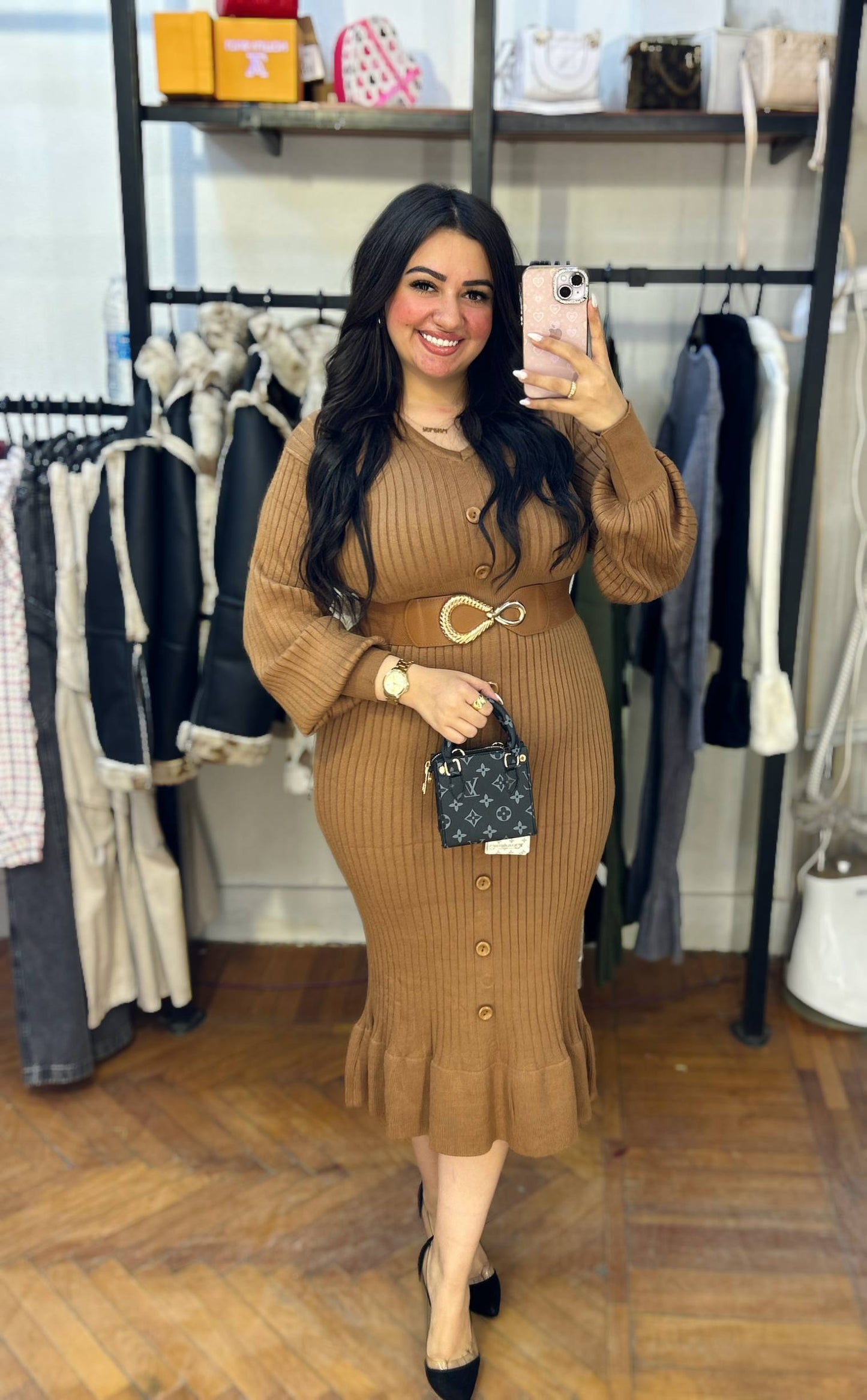 Knitted Midi Dress – Everyday Cozy Style