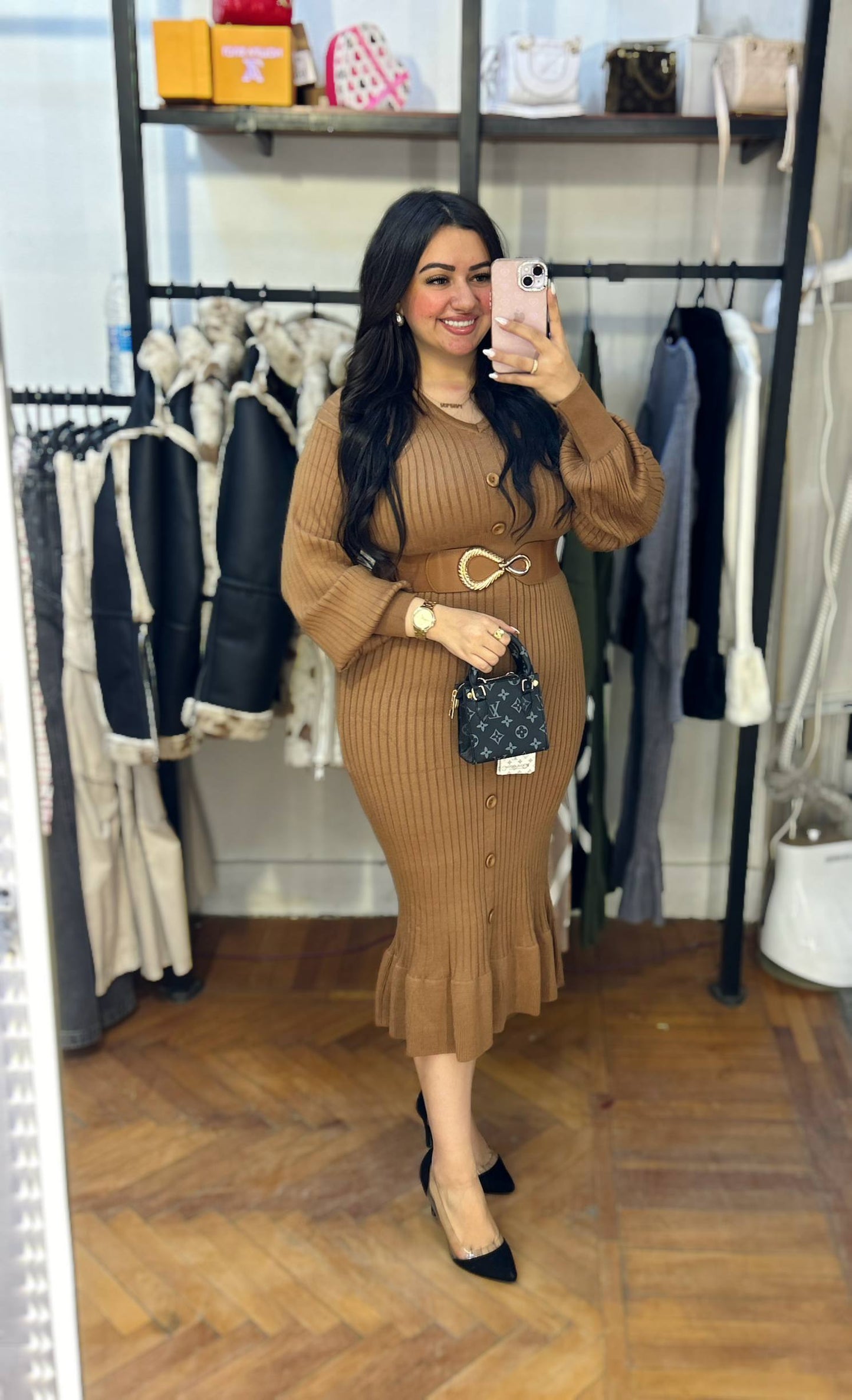 Knitted Midi Dress – Everyday Cozy Style