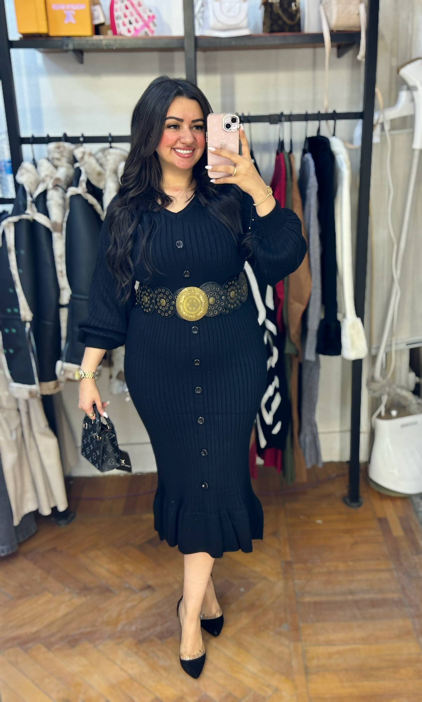Knitted Midi Dress – Everyday Cozy Style