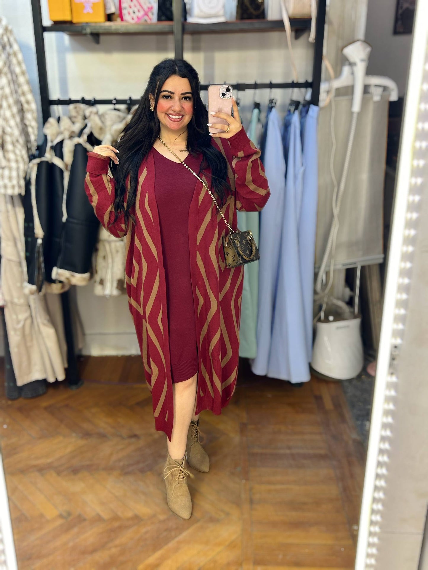Long Knitted Cardigan