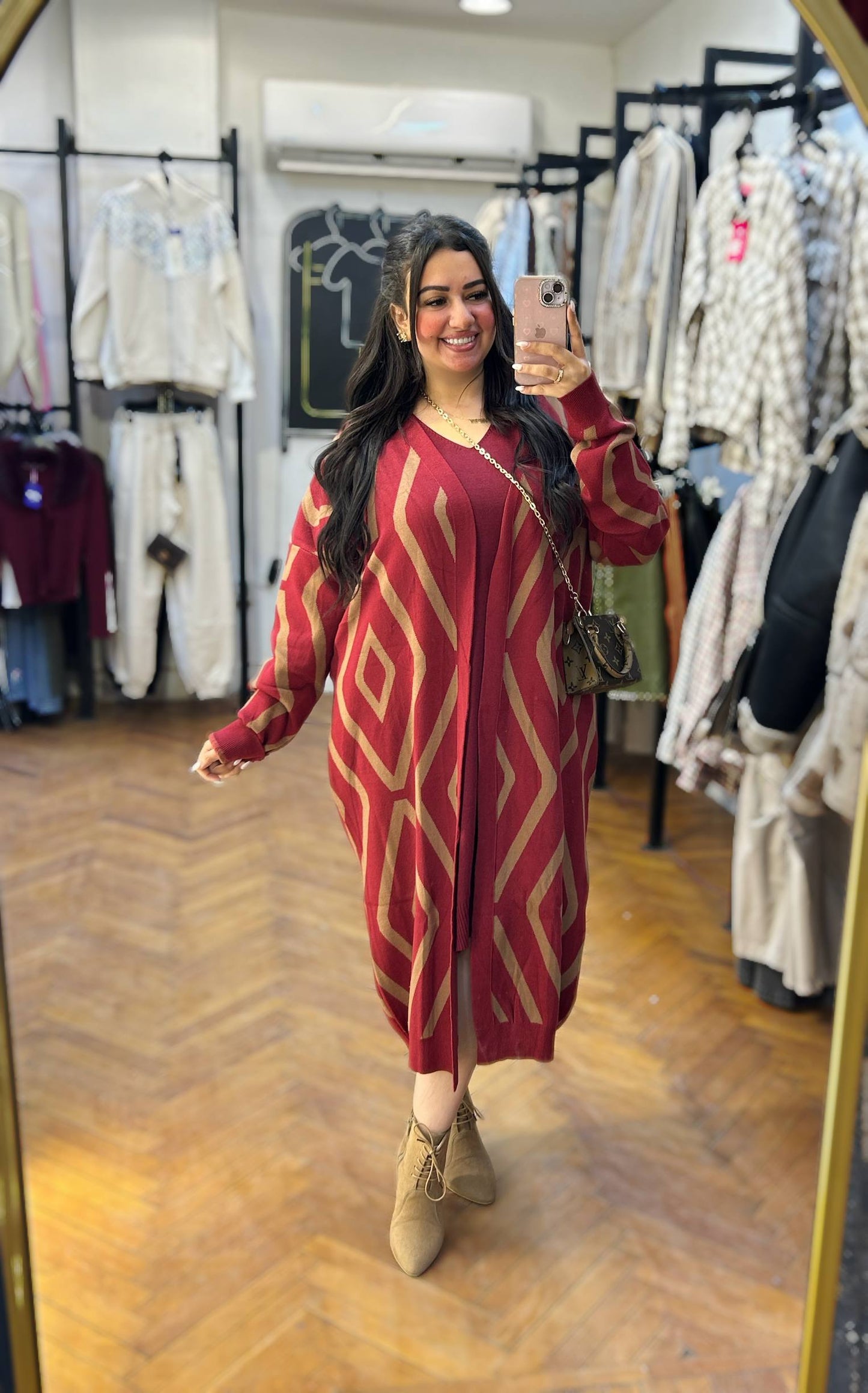 Long Knitted Cardigan