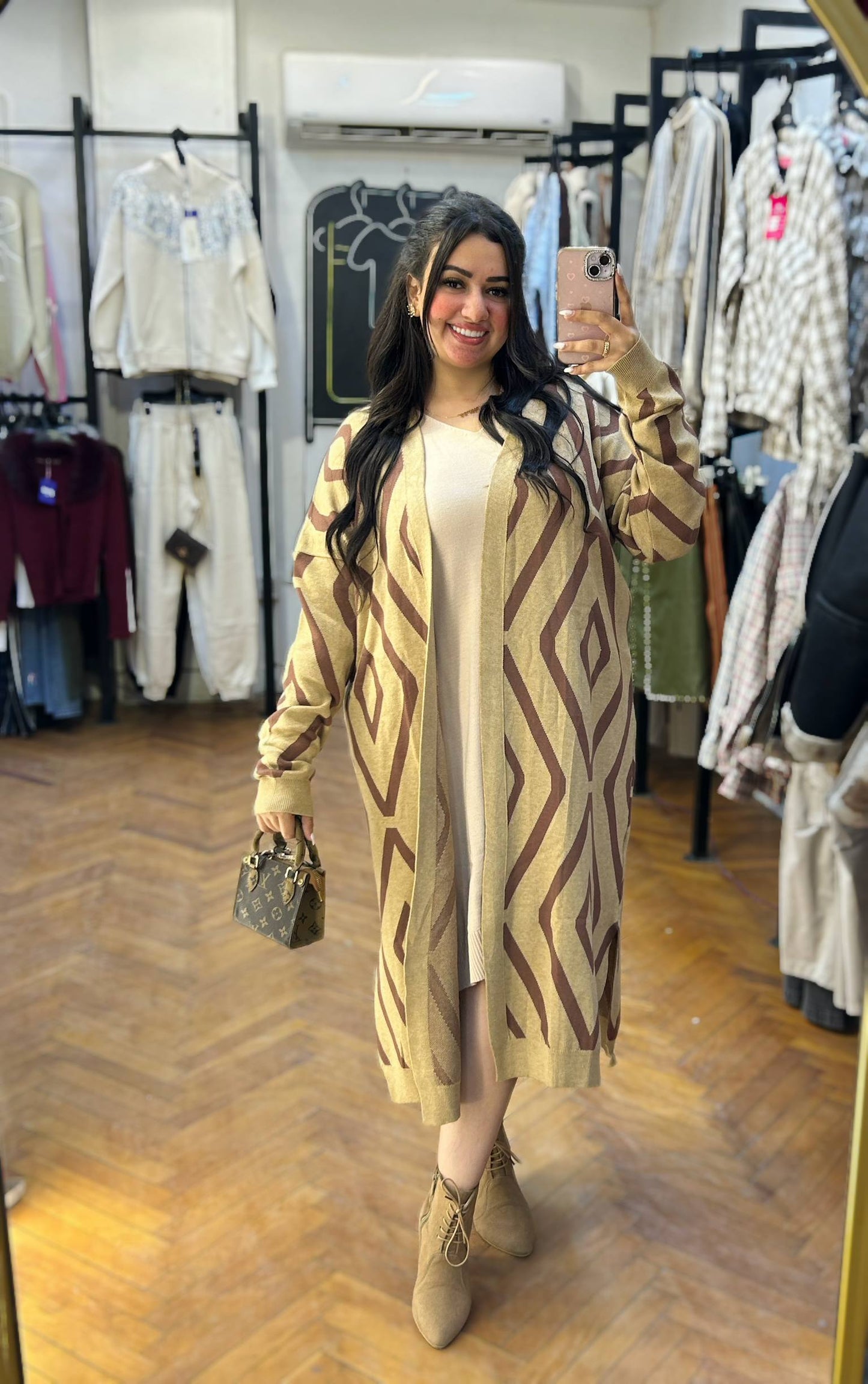 Long Knitted Cardigan