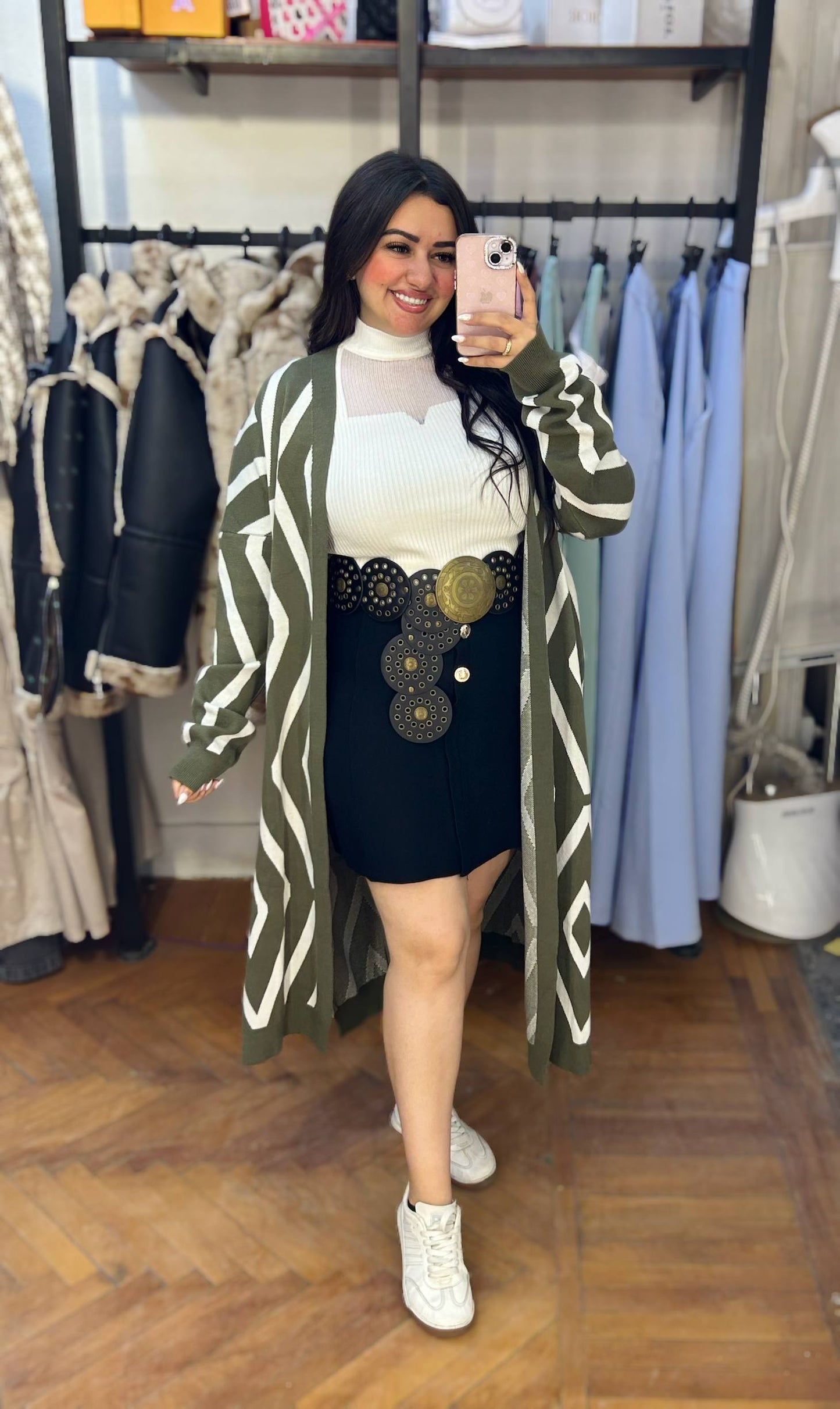Long Knitted Cardigan