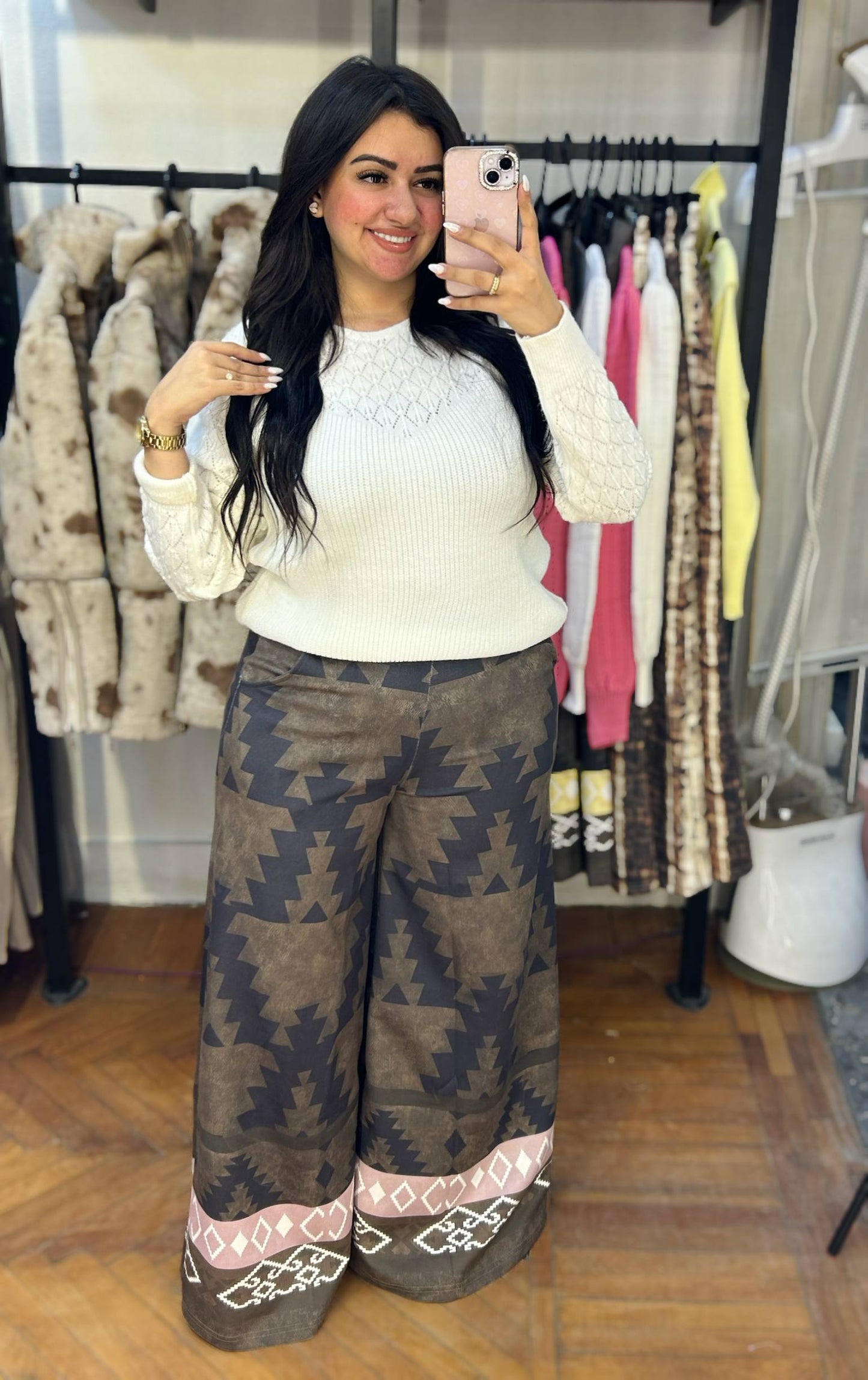 Textured Knit Sweater