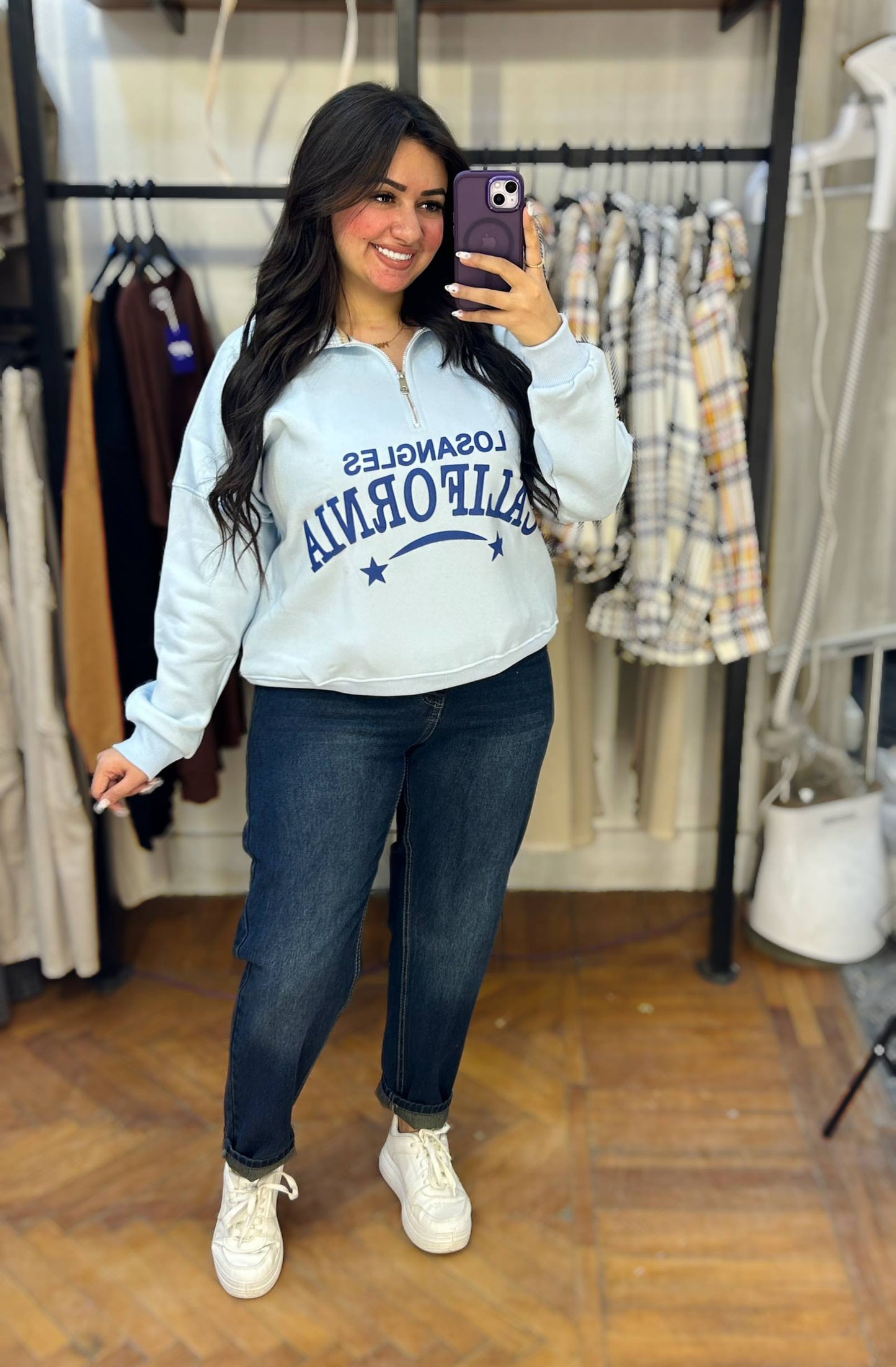 Half-Zip Milton Sweatshirt