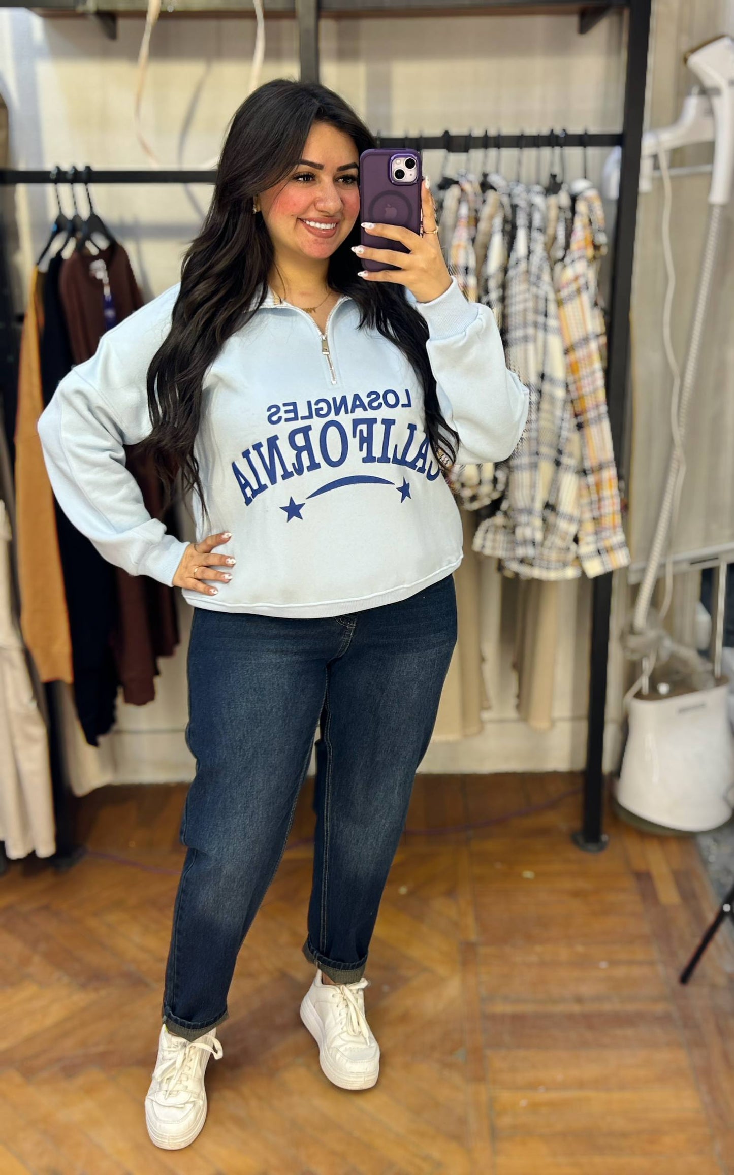 Half-Zip Milton Sweatshirt