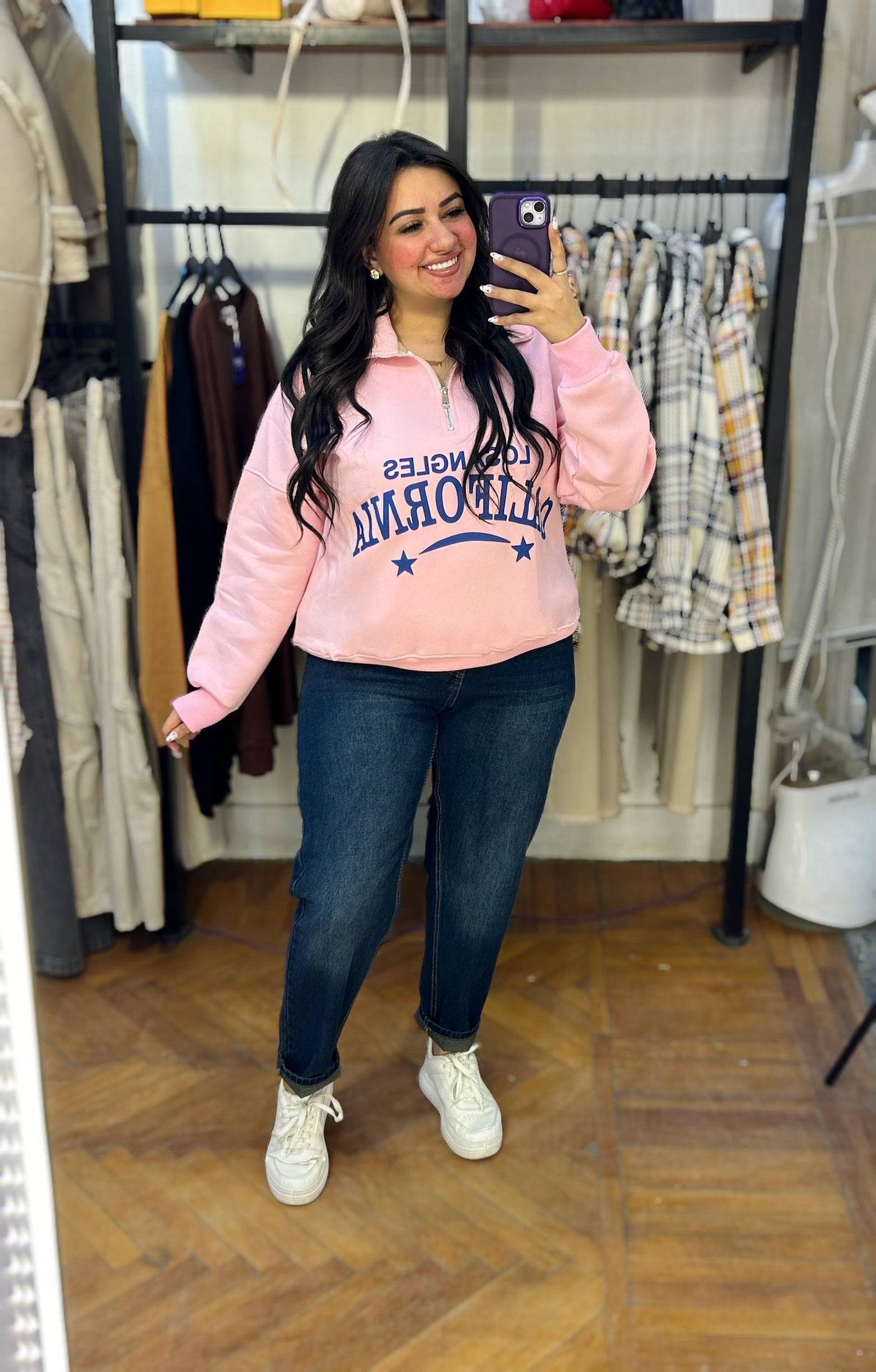 Half-Zip Milton Sweatshirt