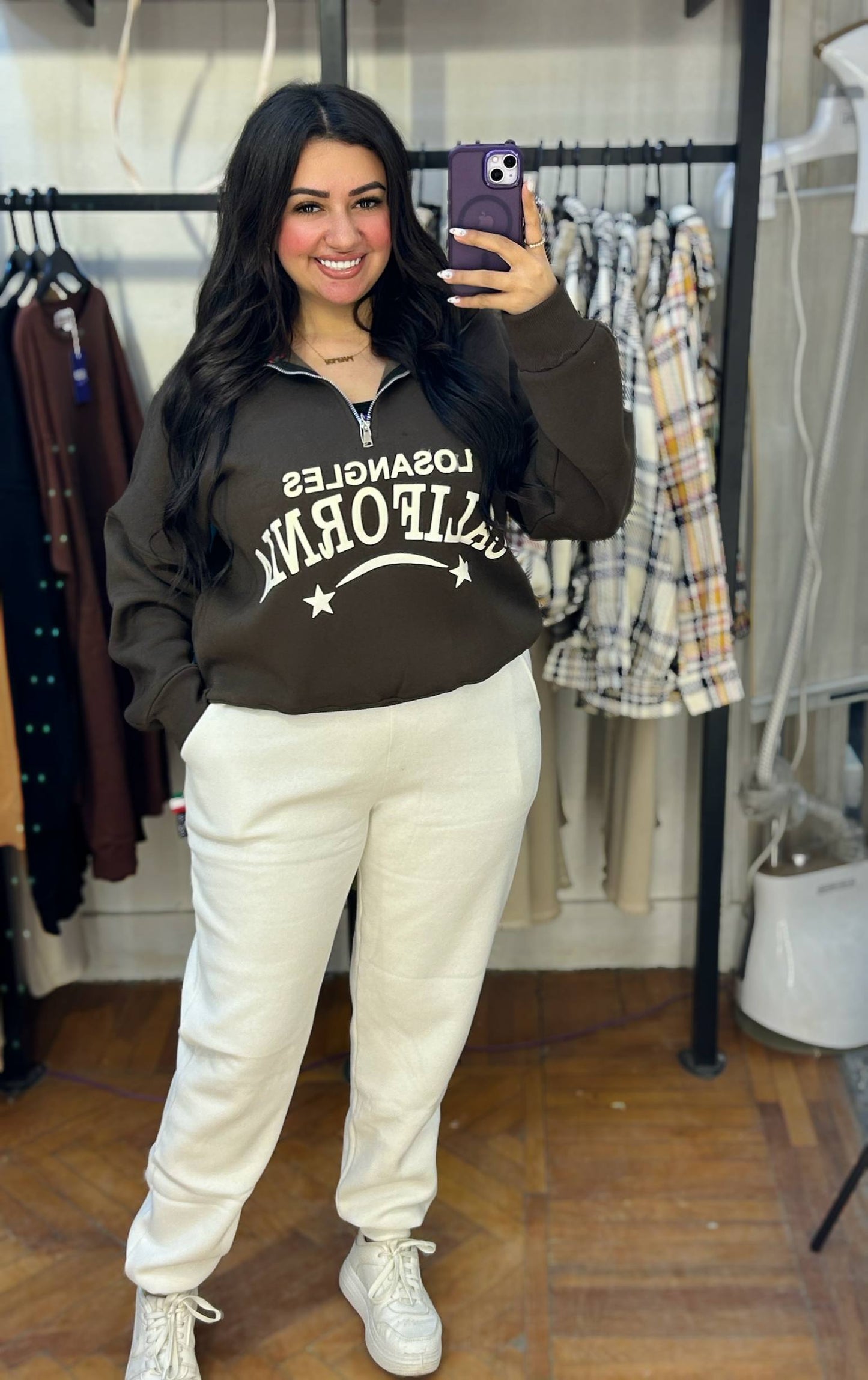 Half-Zip Milton Sweatshirt
