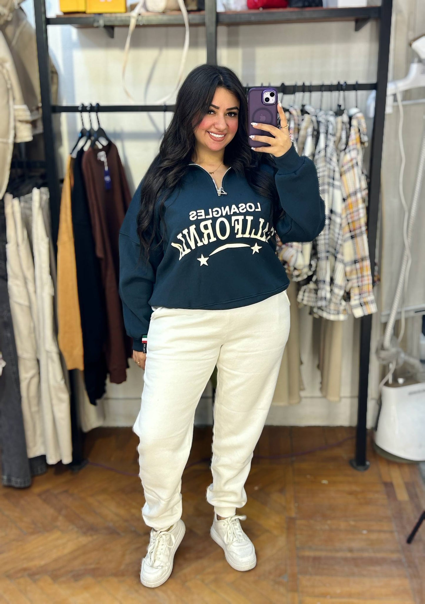 Half-Zip Milton Sweatshirt