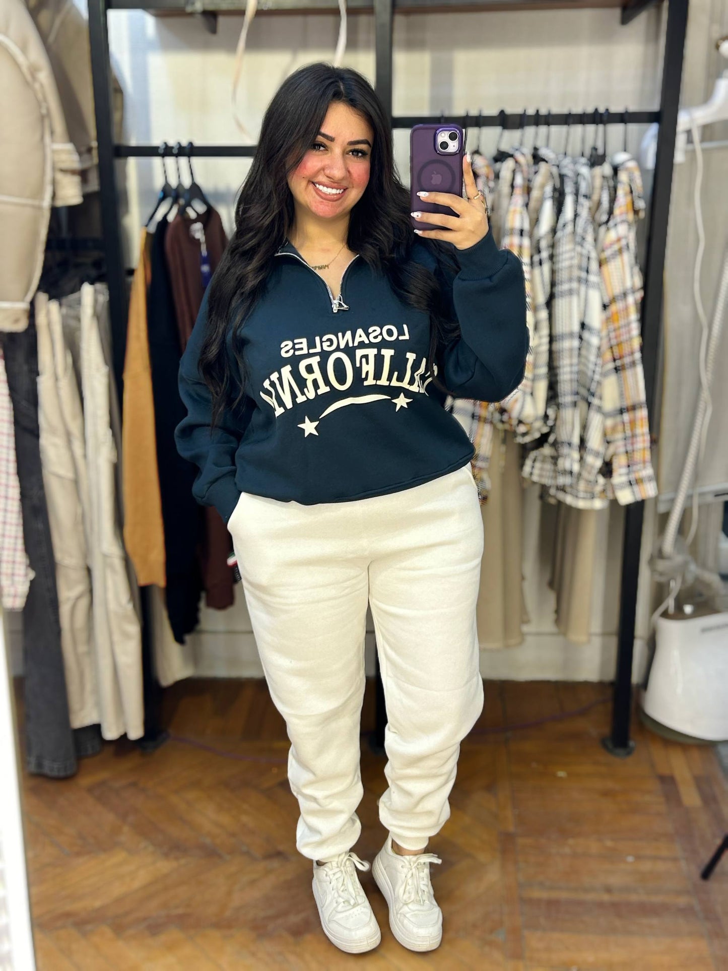 Half-Zip Milton Sweatshirt