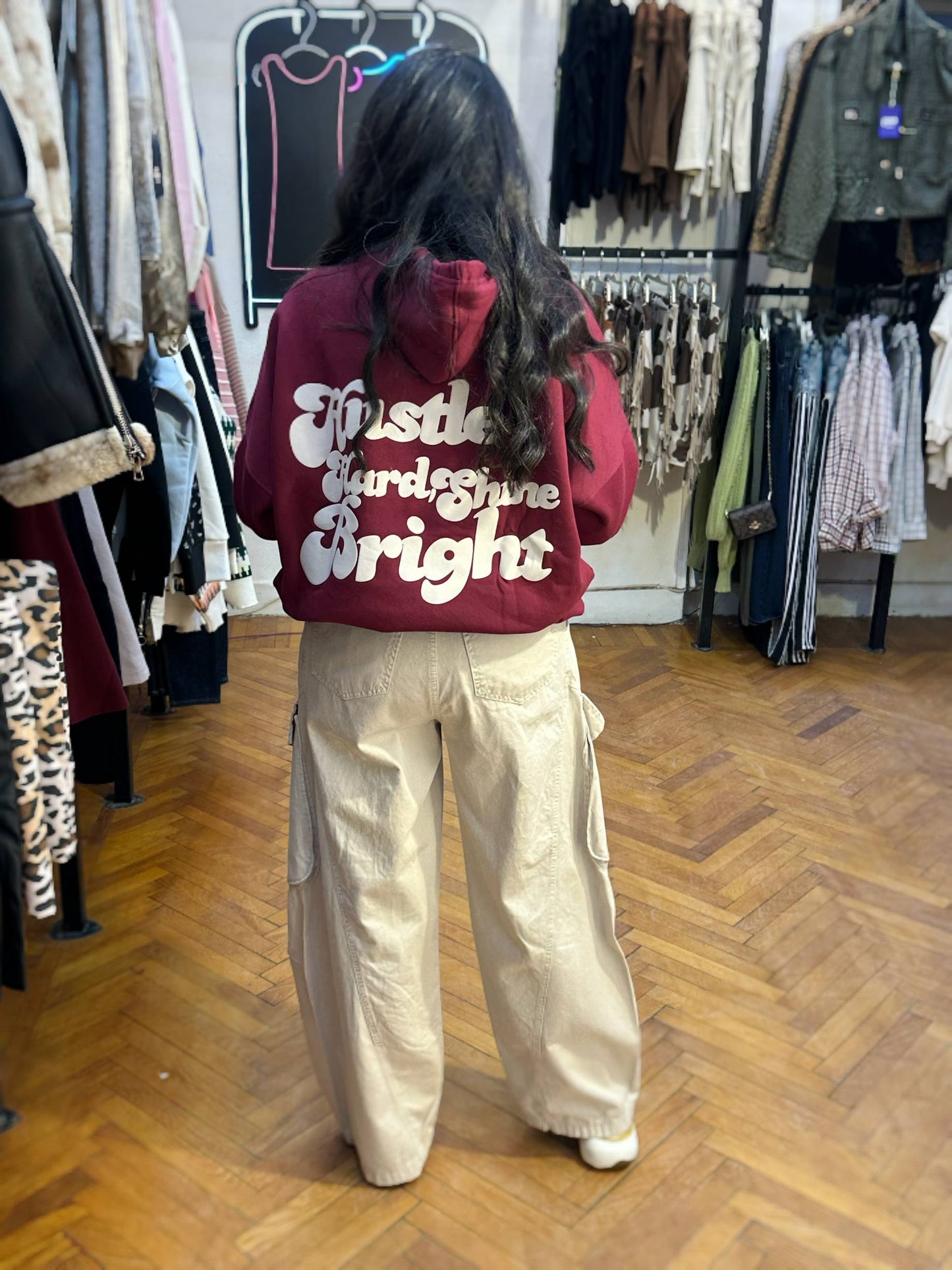 Fleece-Lined Milton Hoodie with Back Print