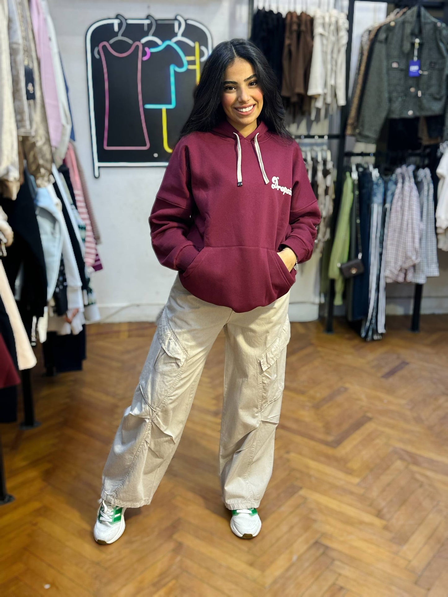 Fleece-Lined Milton Hoodie with Back Print