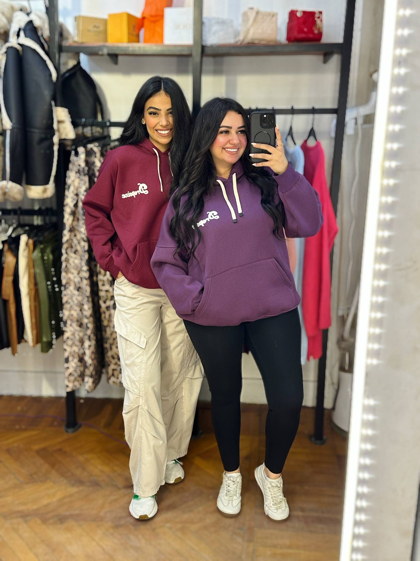 Fleece-Lined Milton Hoodie with Back Print