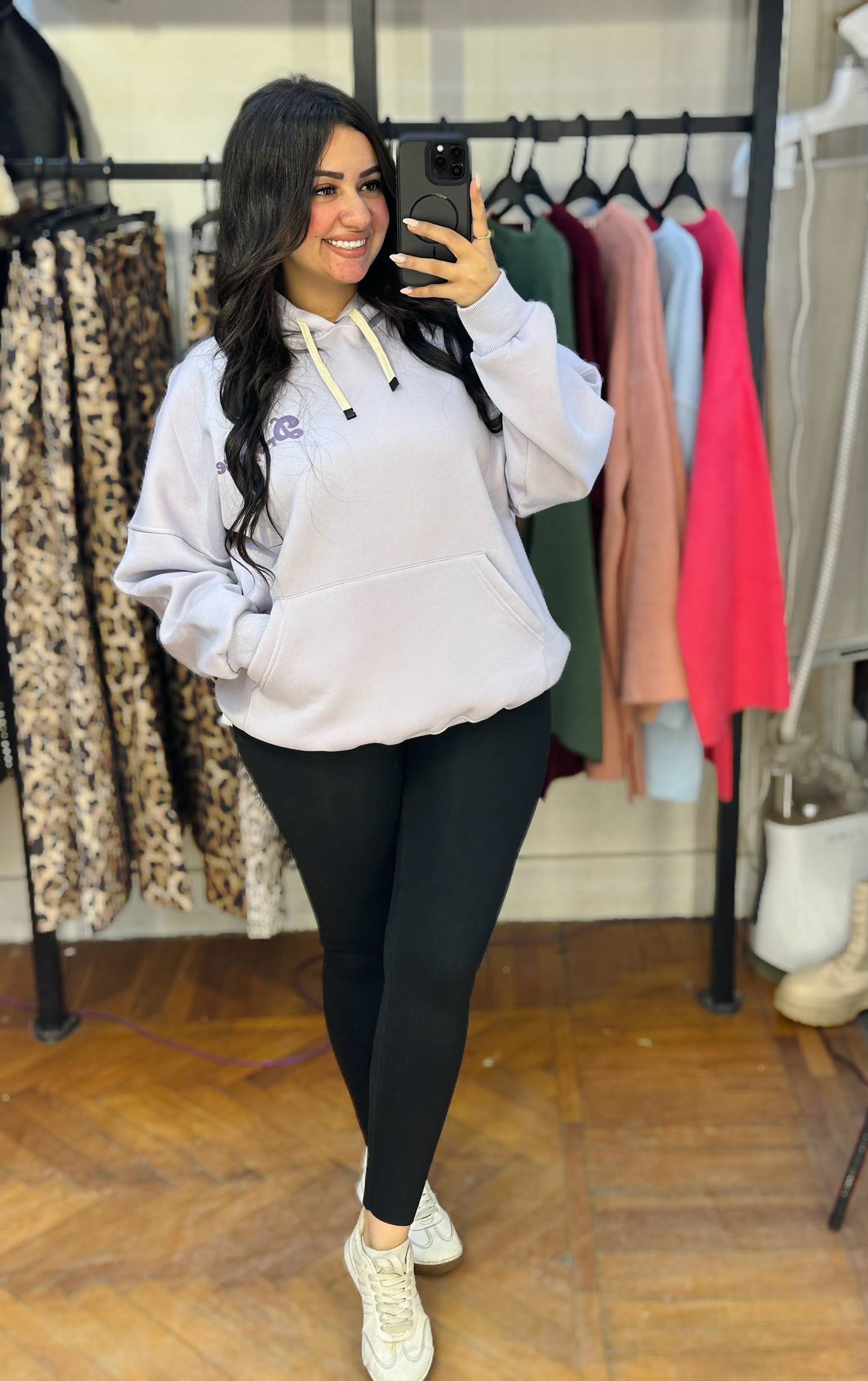 Fleece-Lined Milton Hoodie with Back Print