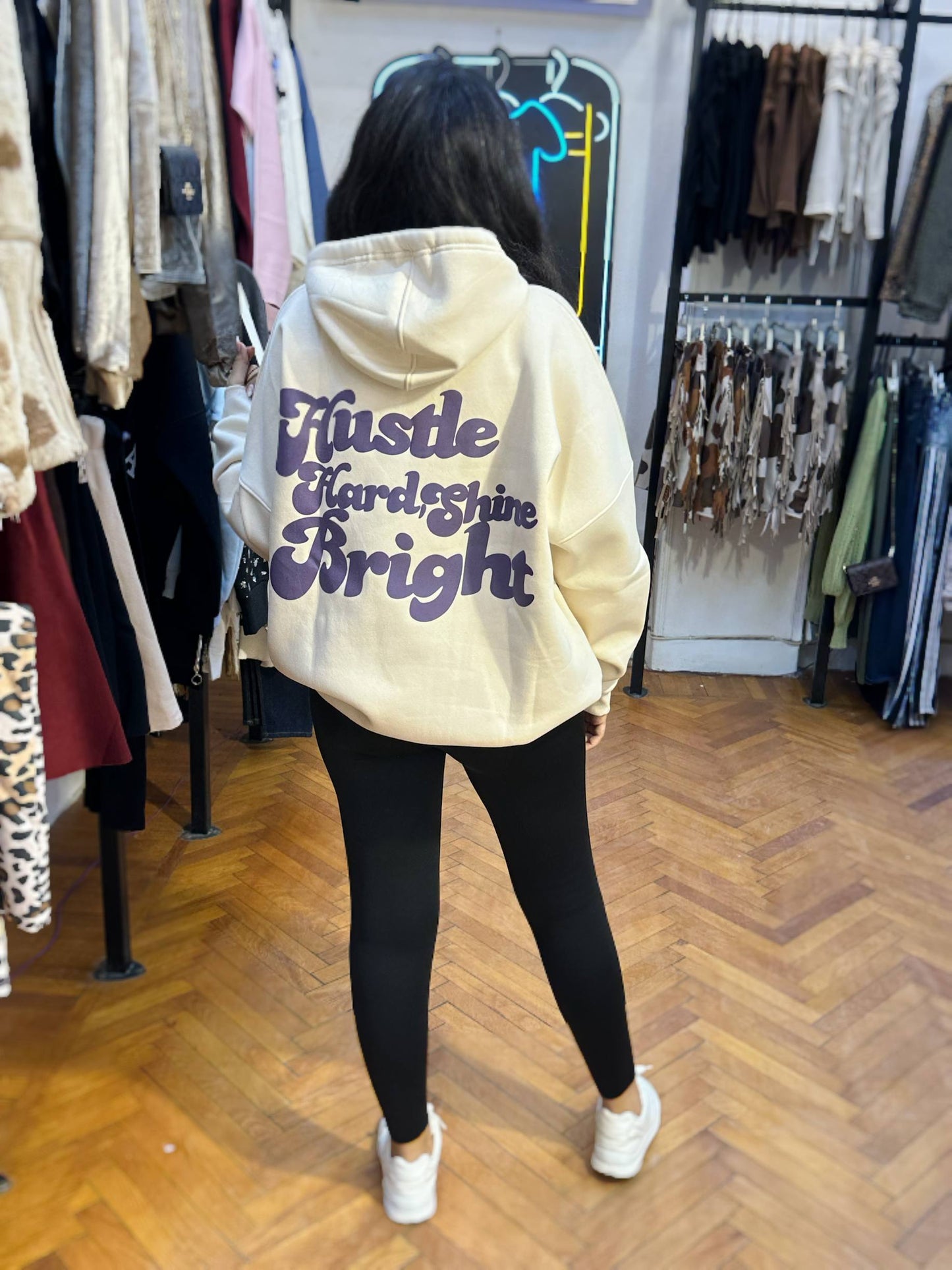 Fleece-Lined Milton Hoodie with Back Print