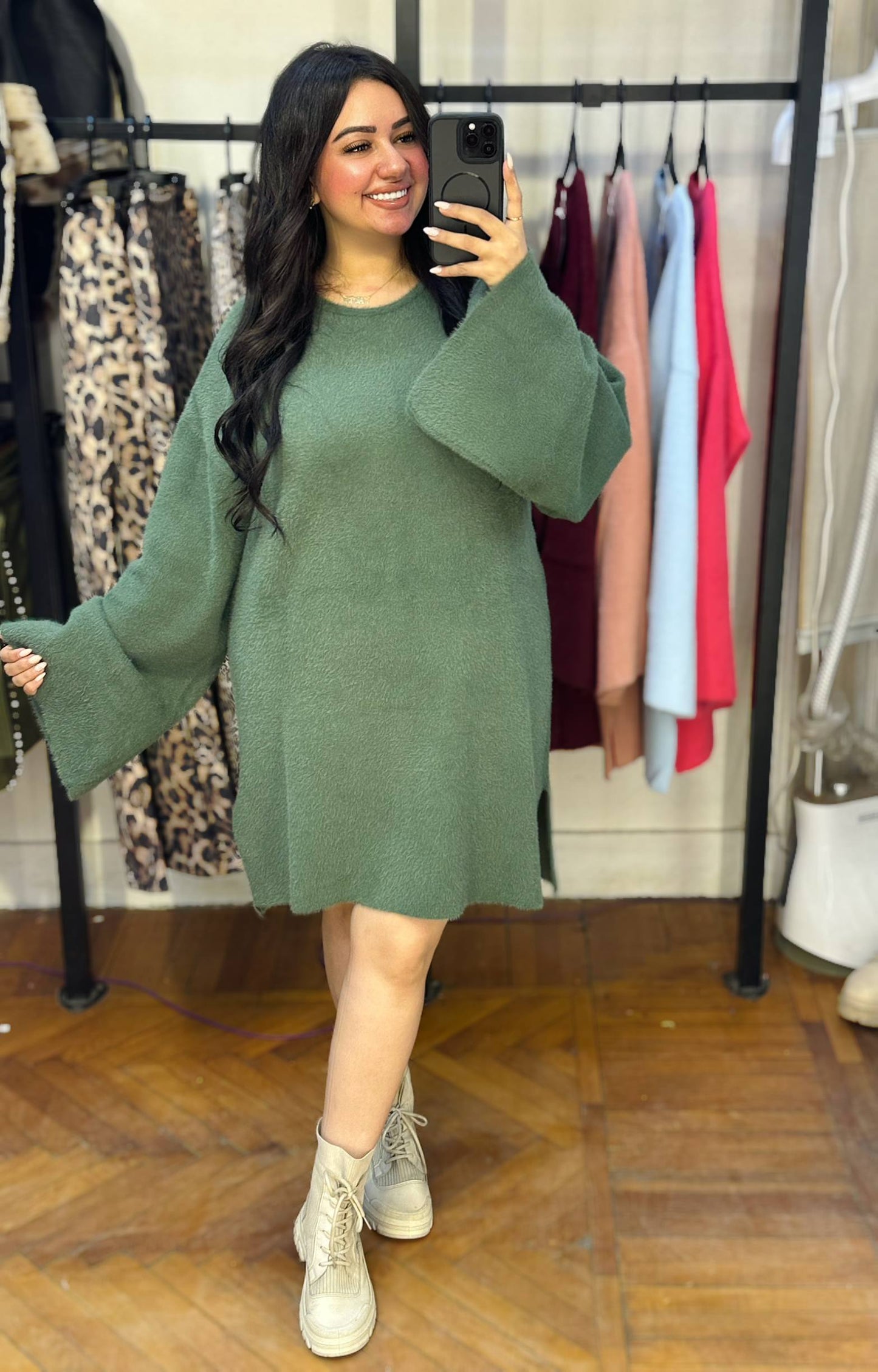 Mohair Mini Dress