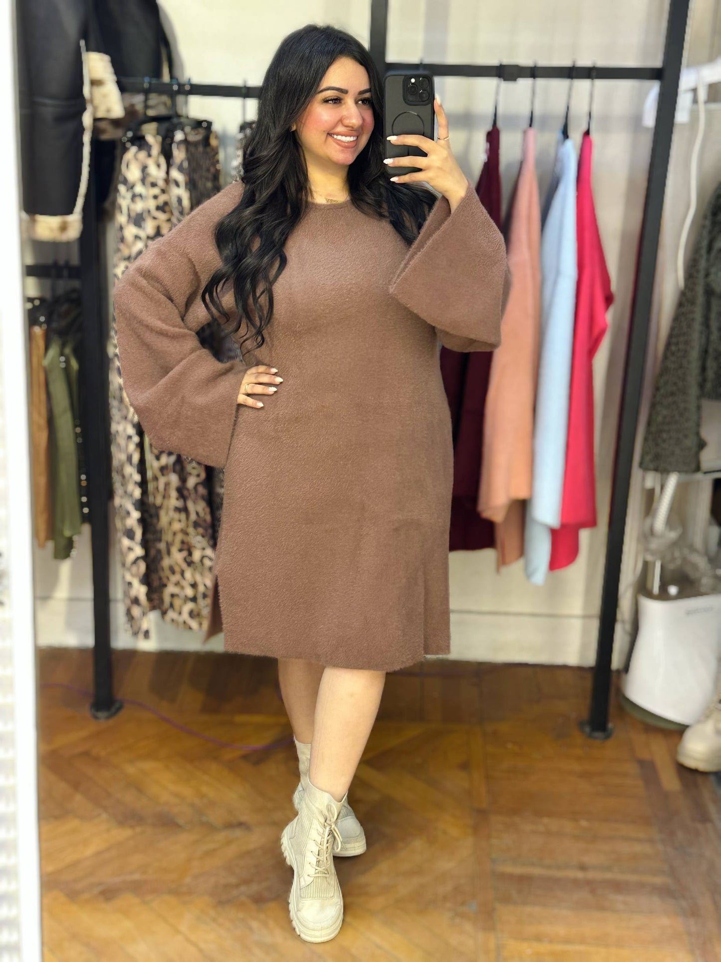 Mohair Mini Dress
