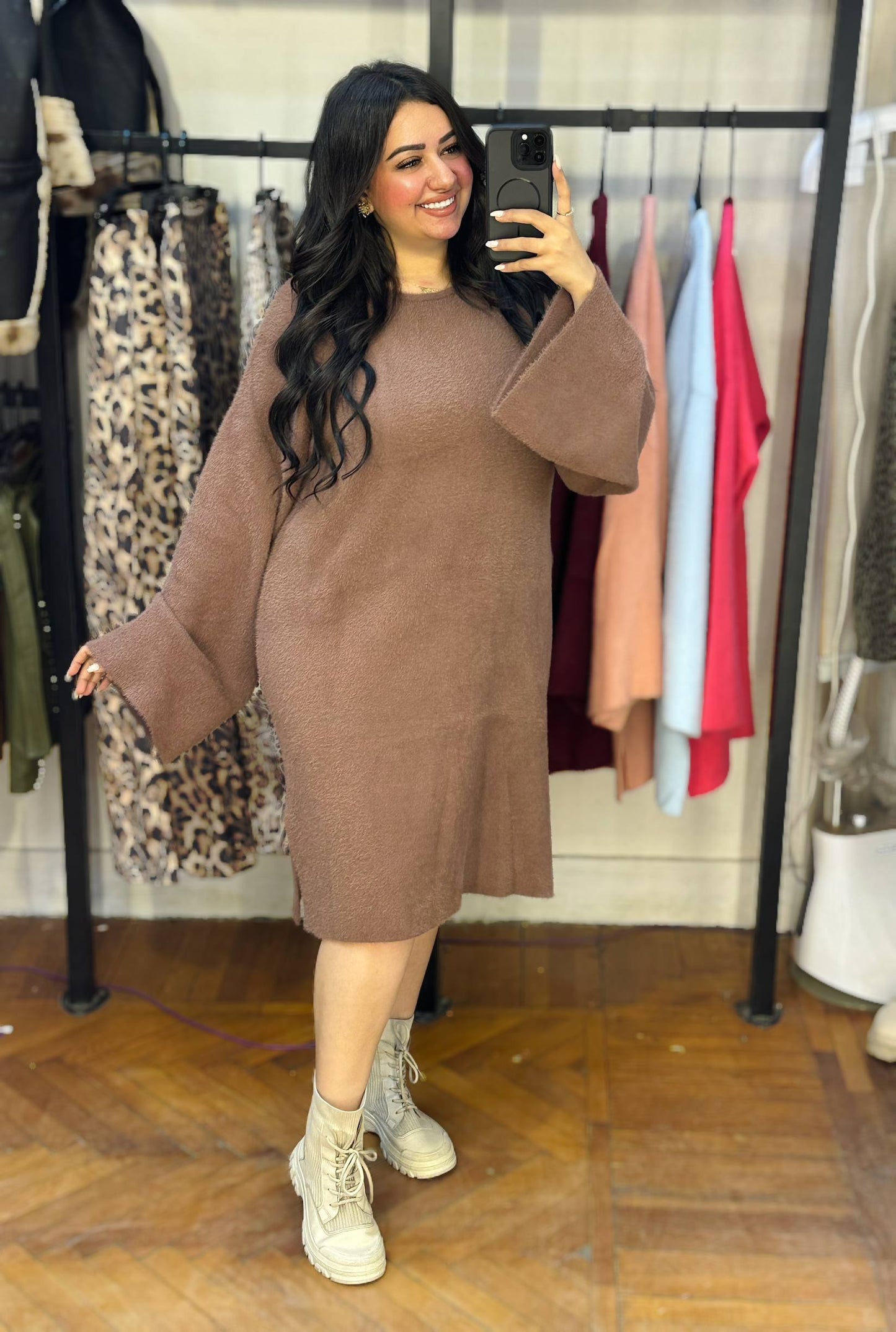 Mohair Mini Dress