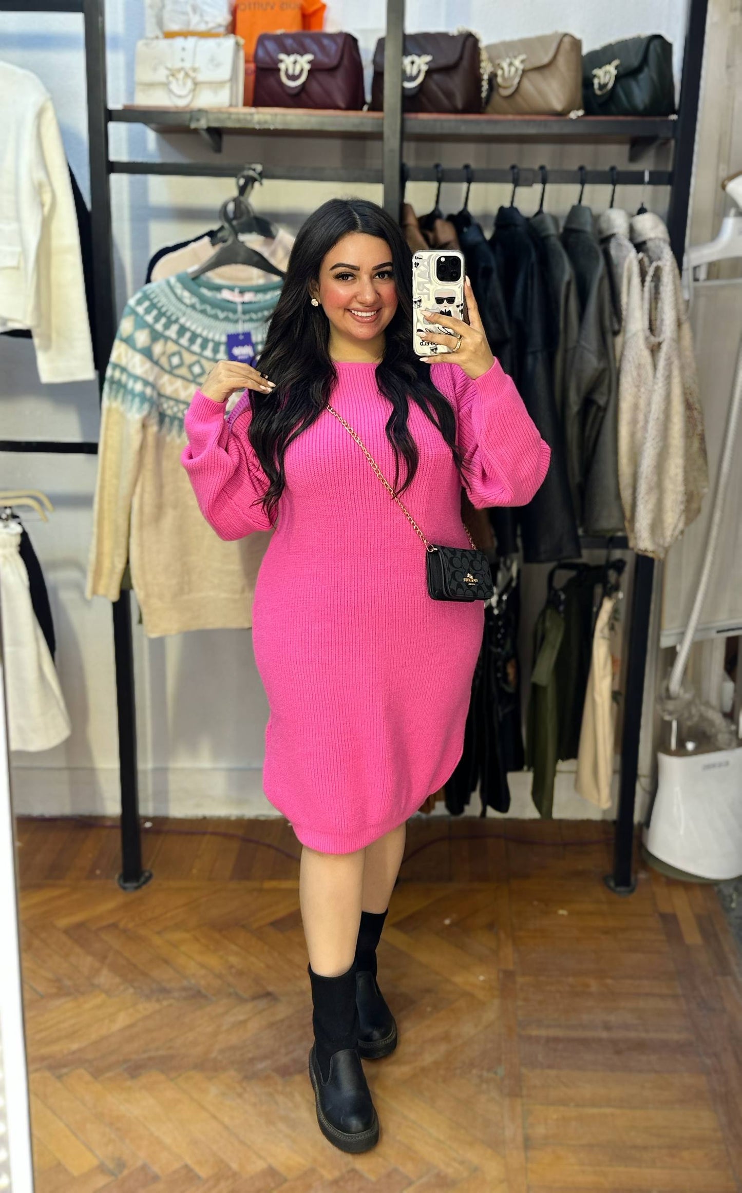 Chic Knit Mini Dress