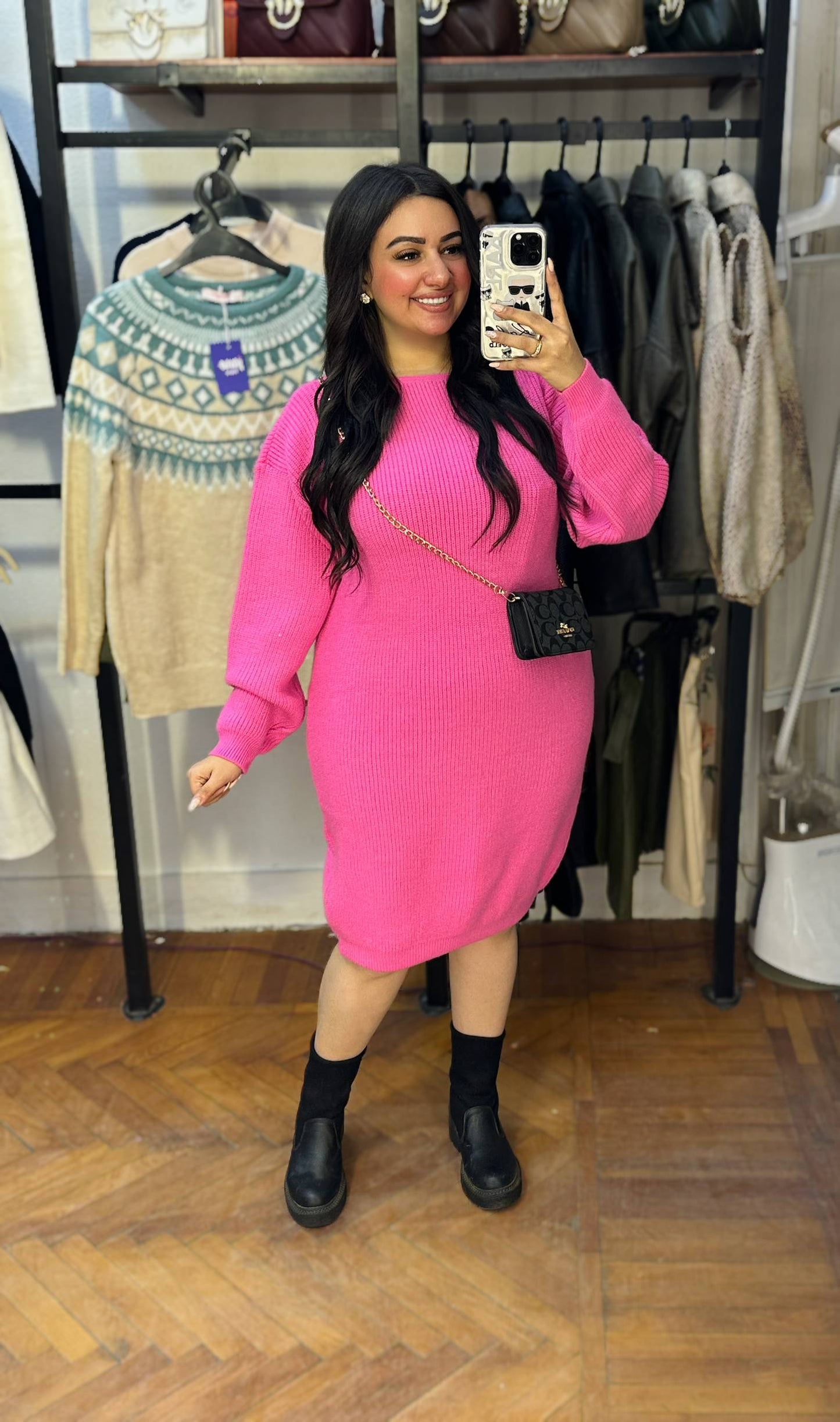 Chic Knit Mini Dress