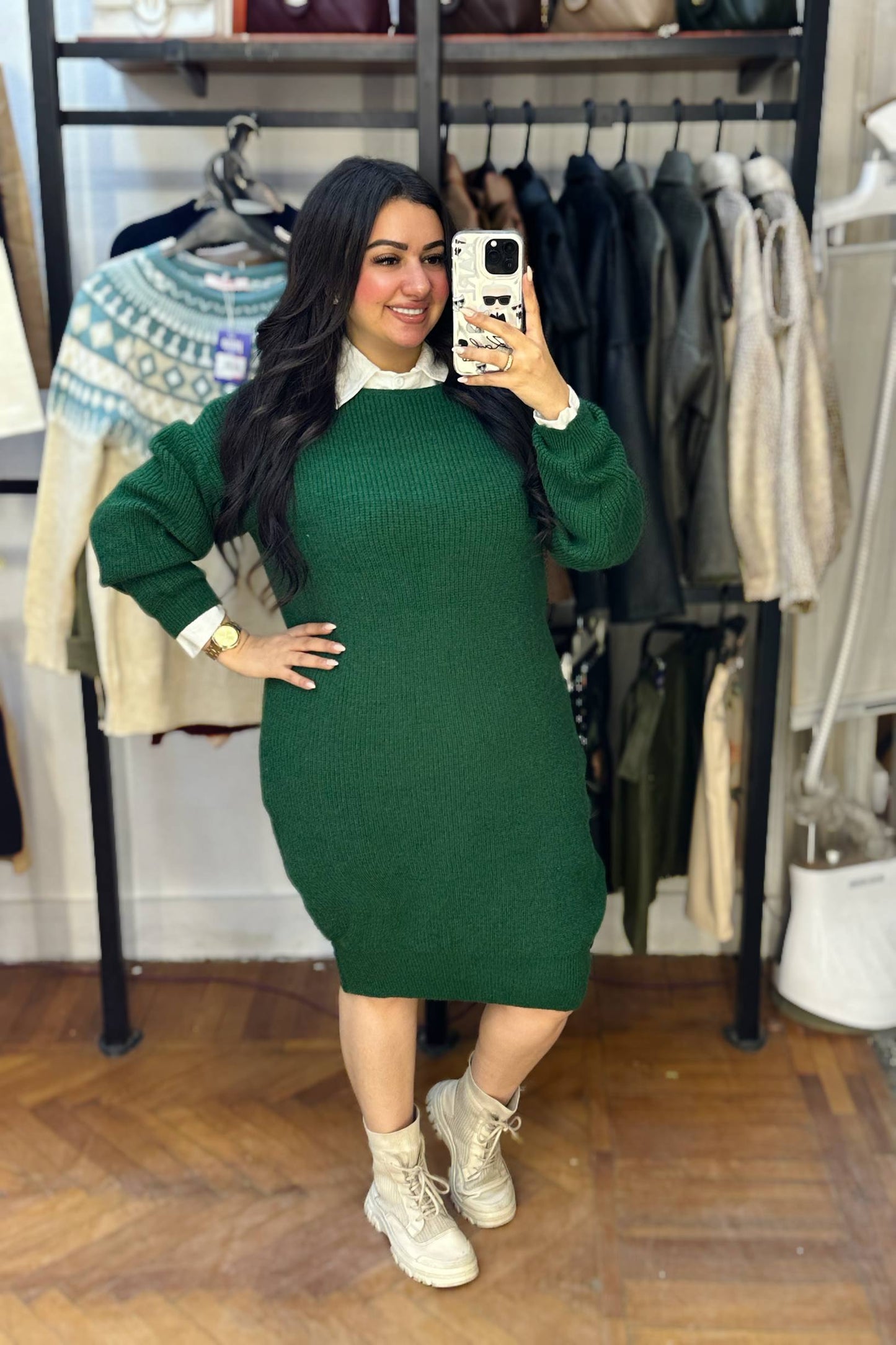 Chic Knit Mini Dress