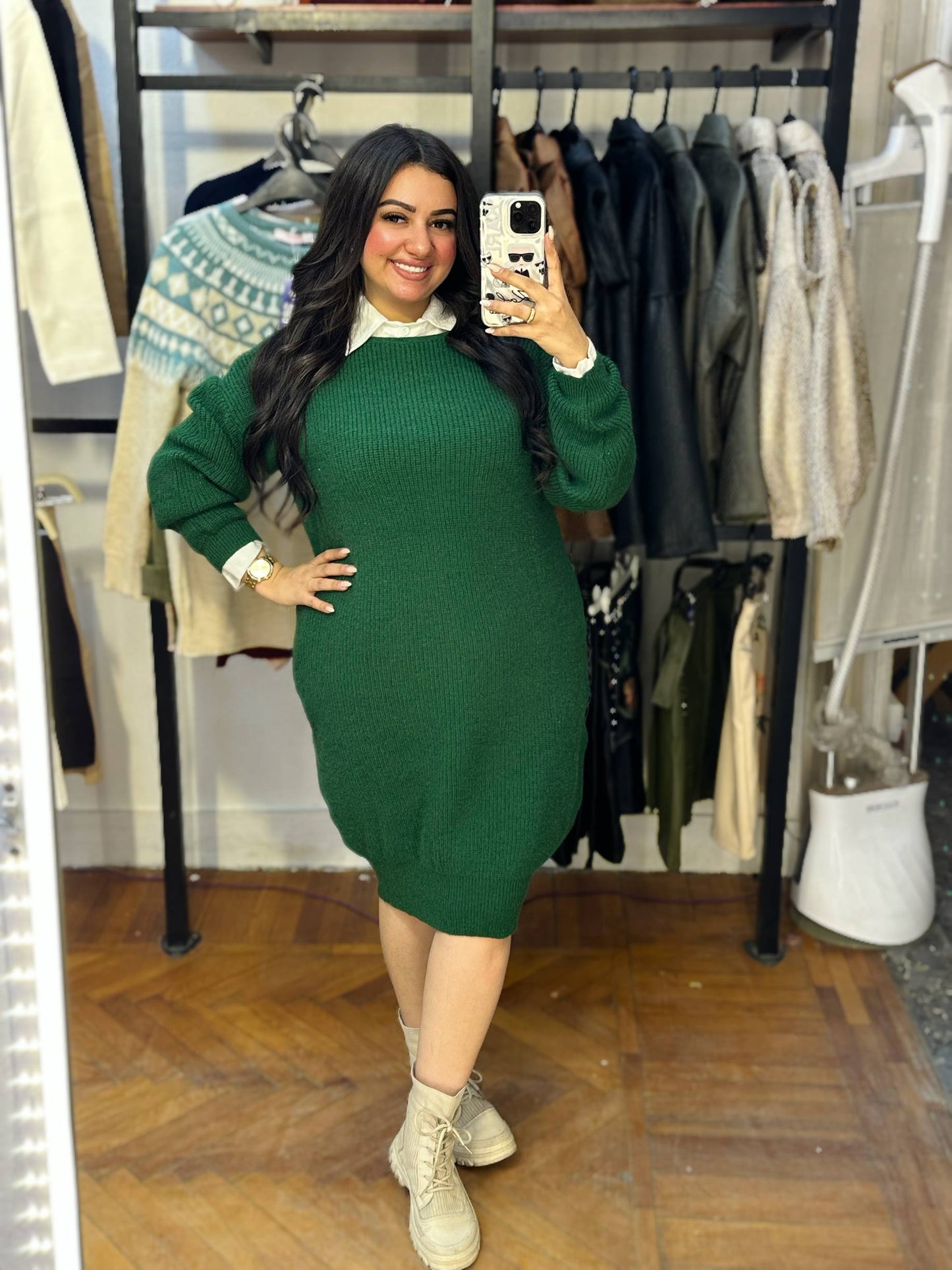 Chic Knit Mini Dress