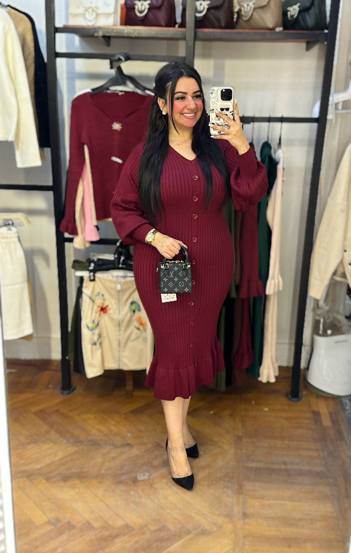 Knitted Midi Dress – Everyday Cozy Style