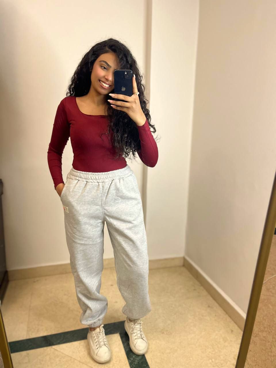 Elastic Hem Harem Pants