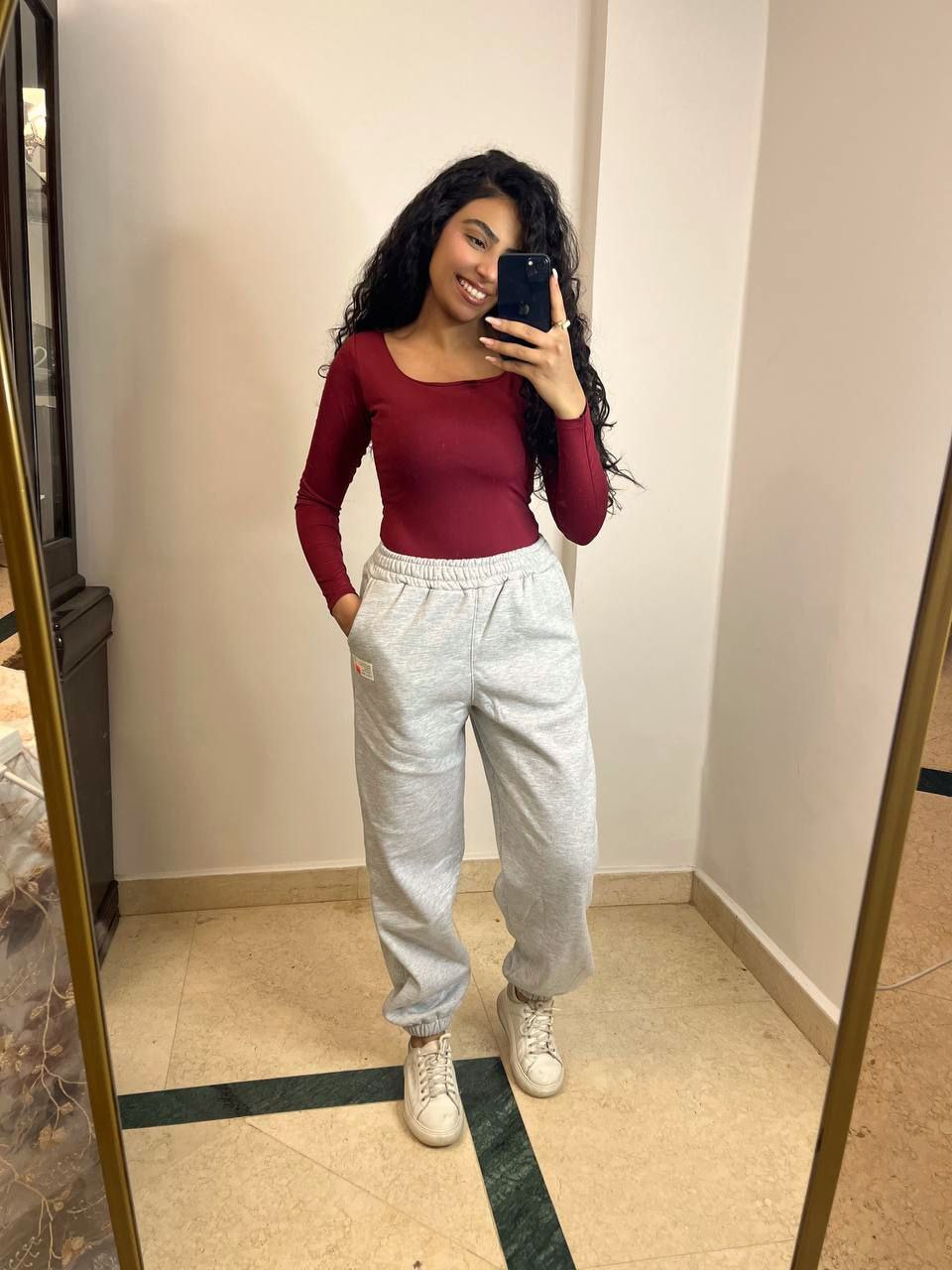 Elastic Hem Harem Pants