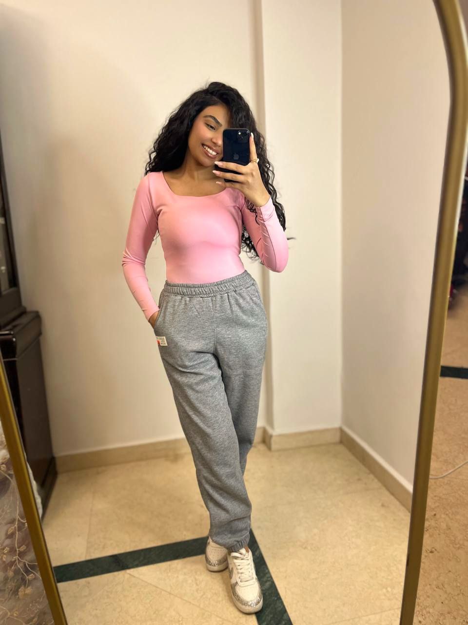 Elastic Hem Harem Pants